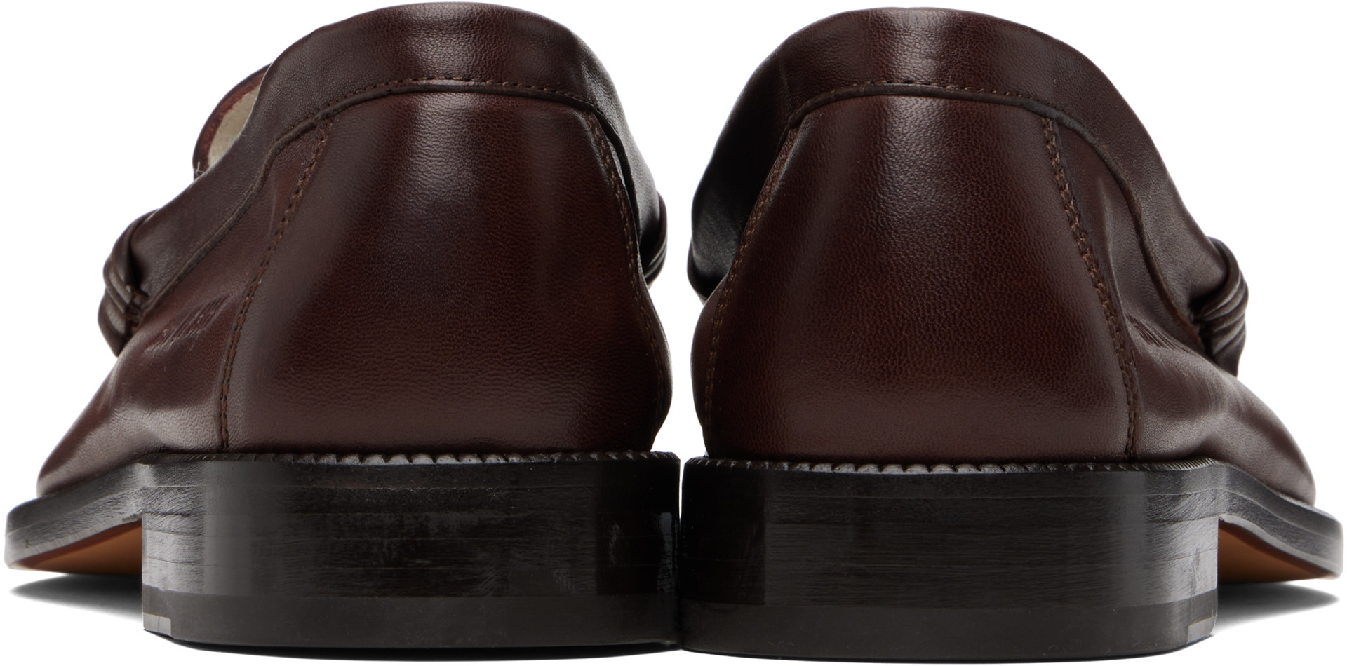 Common Projects - Brown Leather Loafers