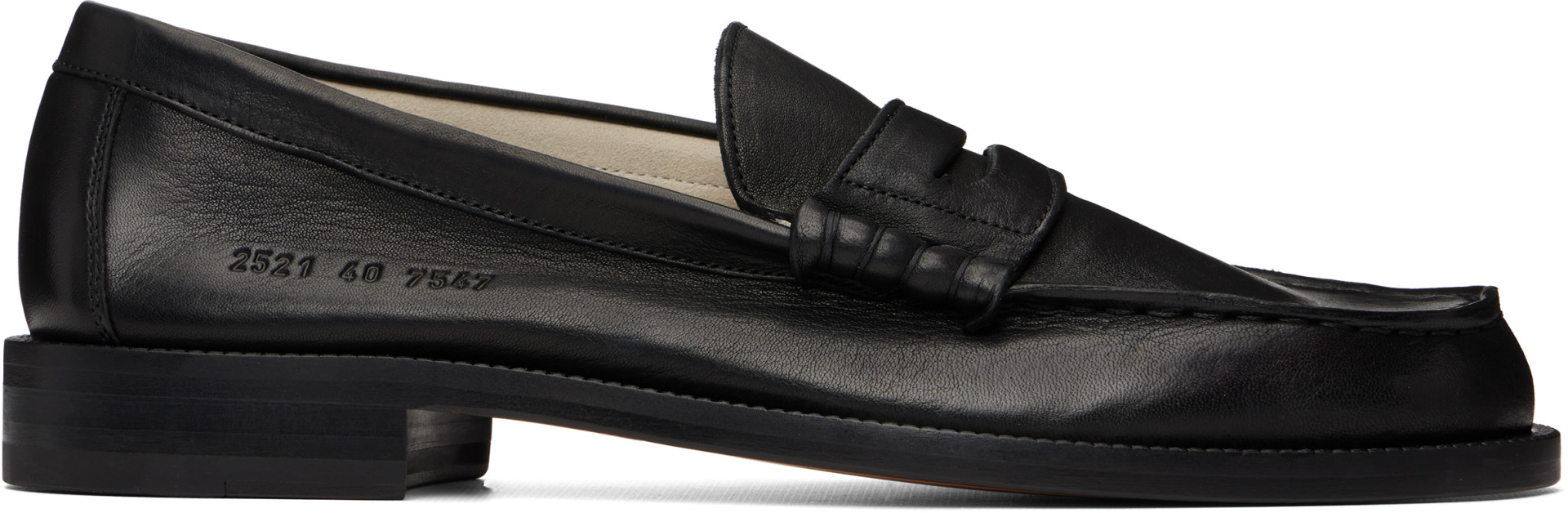 Common Projects - Black Leather Loafers