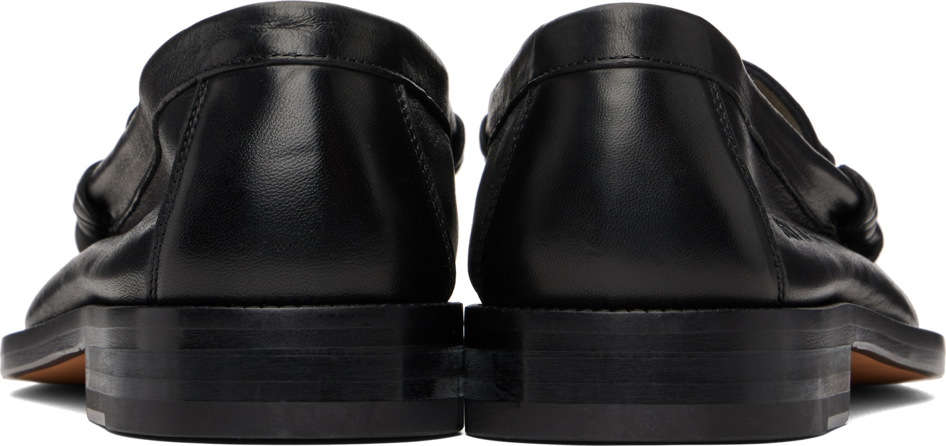 Common Projects - Flâneurs noirs en cuir