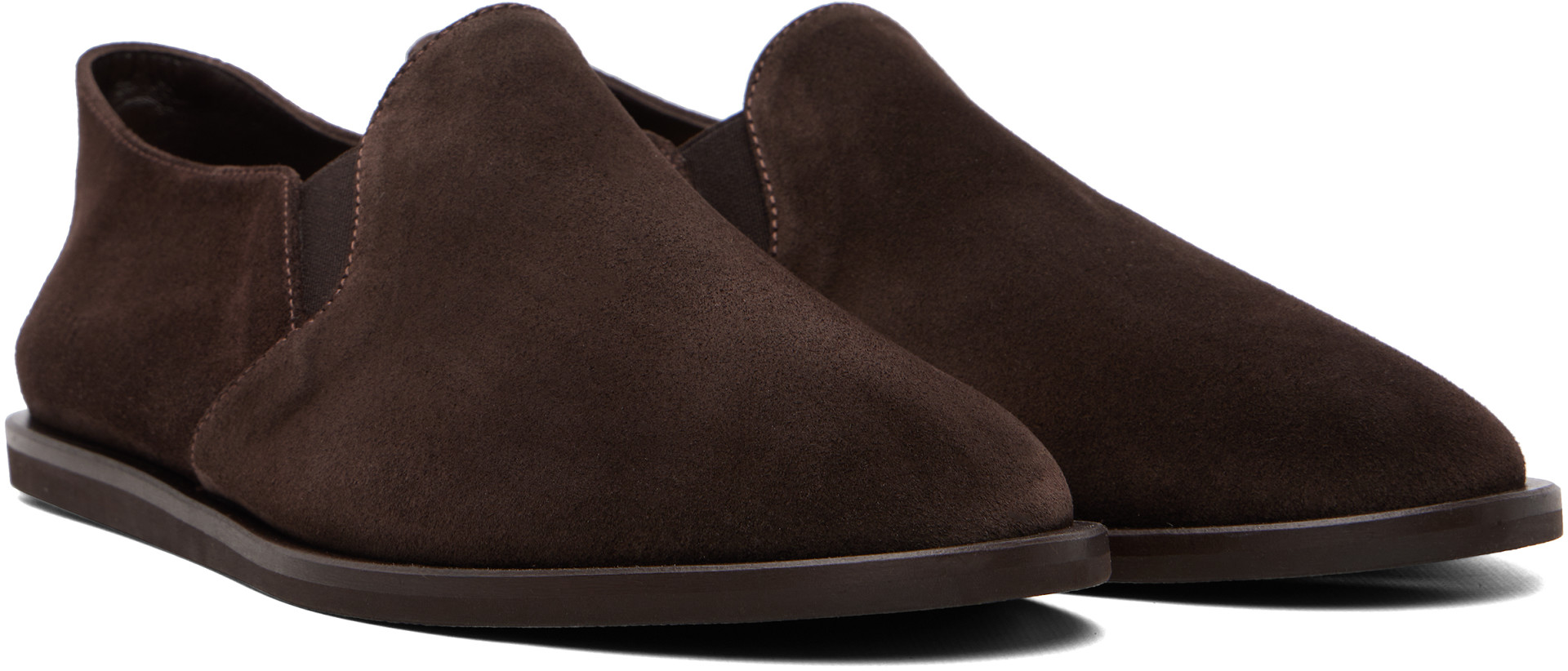 Common Projects - Brown Suede Slippers