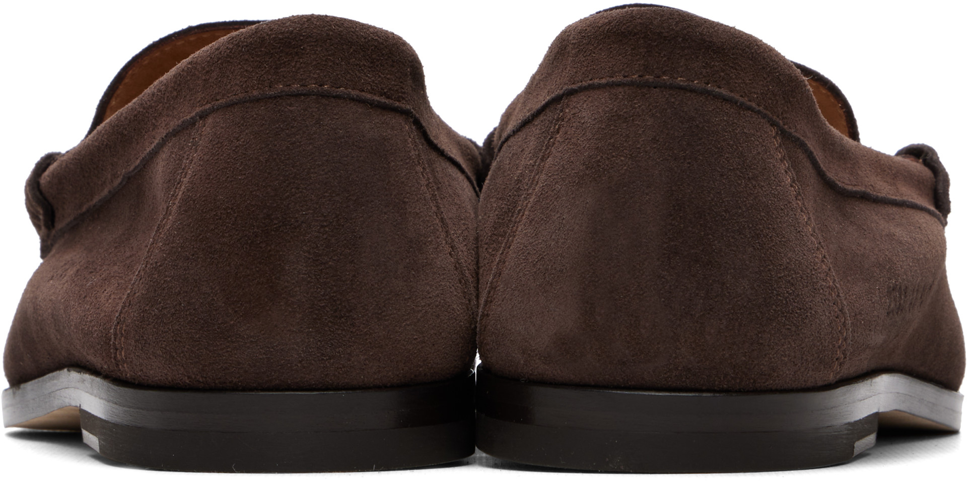 Common Projects - Flâneurs bruns en suède
