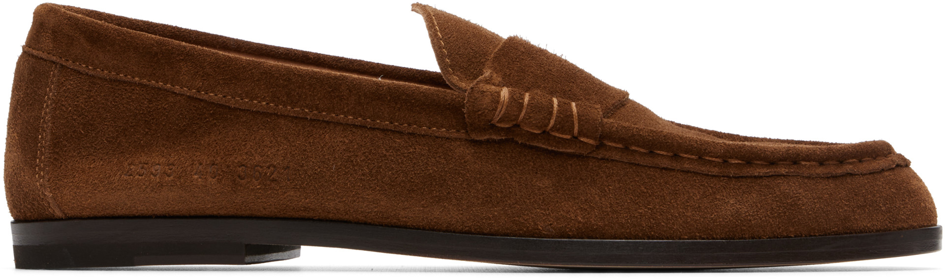 Common Projects - Flâneurs bruns en suède