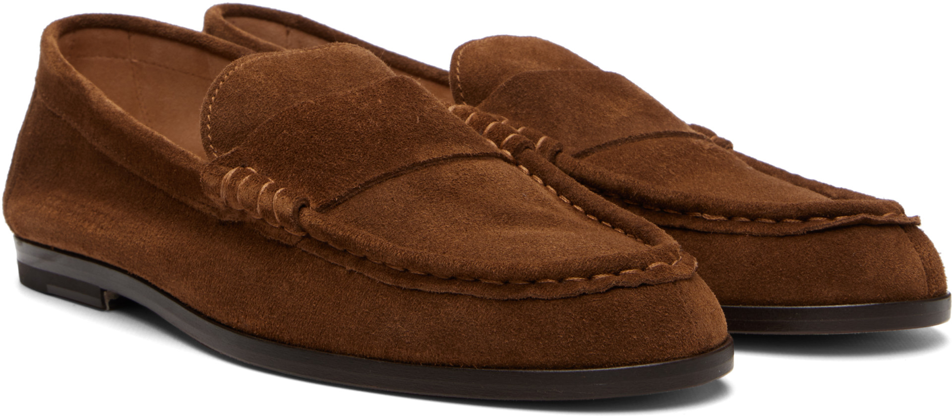 Common Projects - Flâneurs bruns en suède