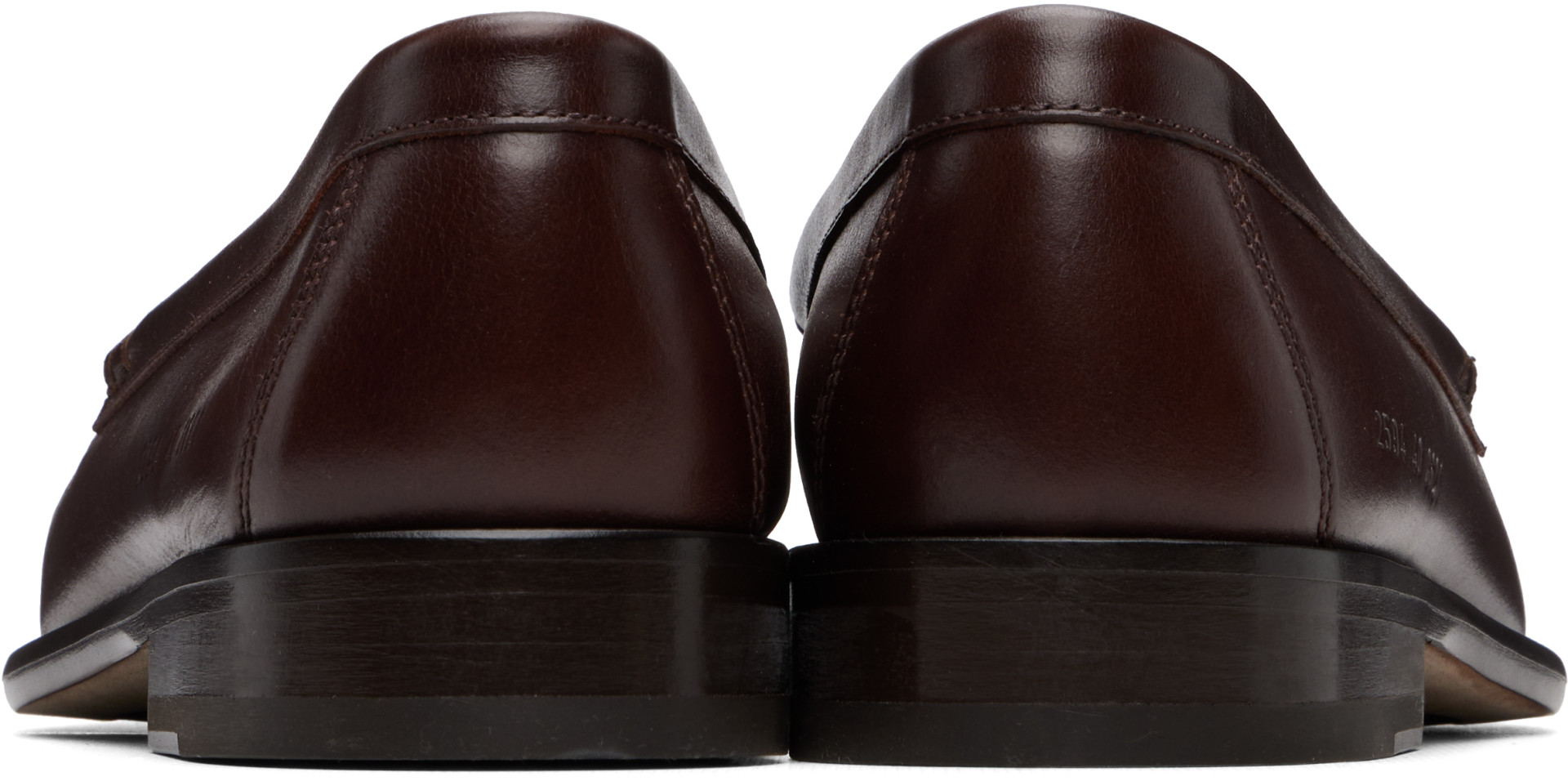 Common Projects - Brown Minimal Loafers