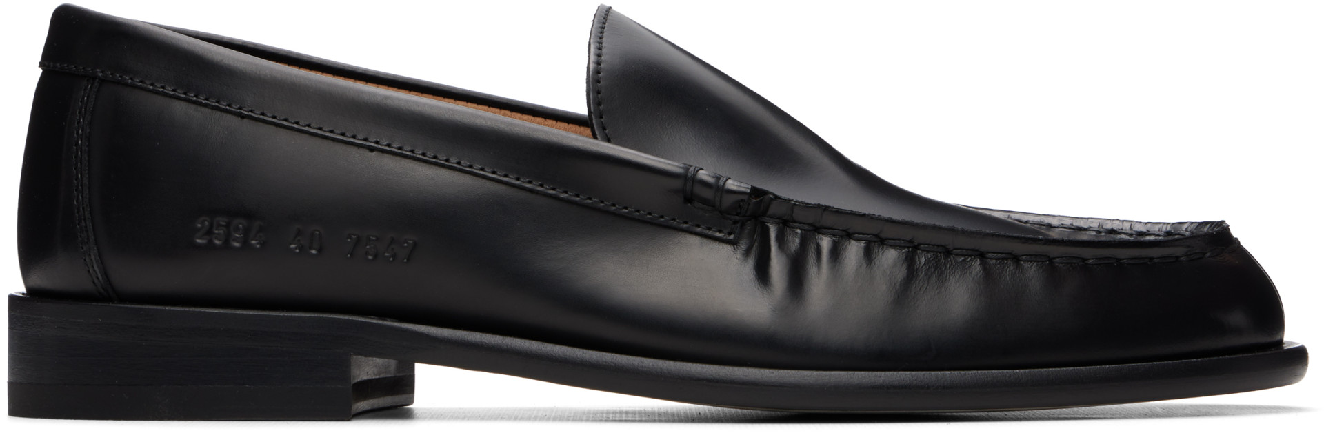 Common Projects - Black Minimal Loafers