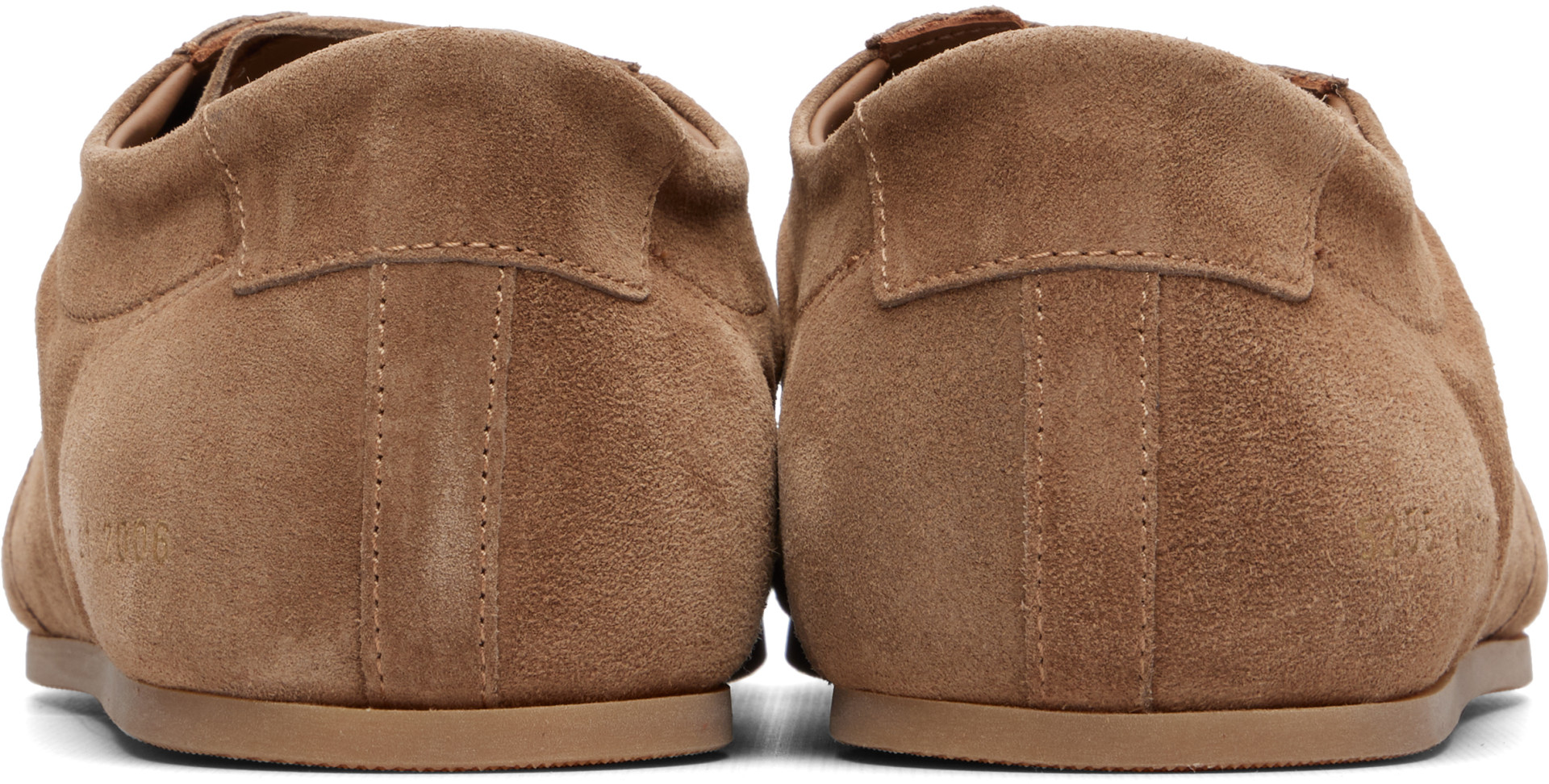 Common Projects - Taupe Suede Winter Driving Sneakers