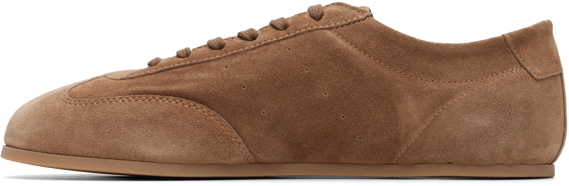 Common Projects - Baskets de conduite Winter taupe en suède
