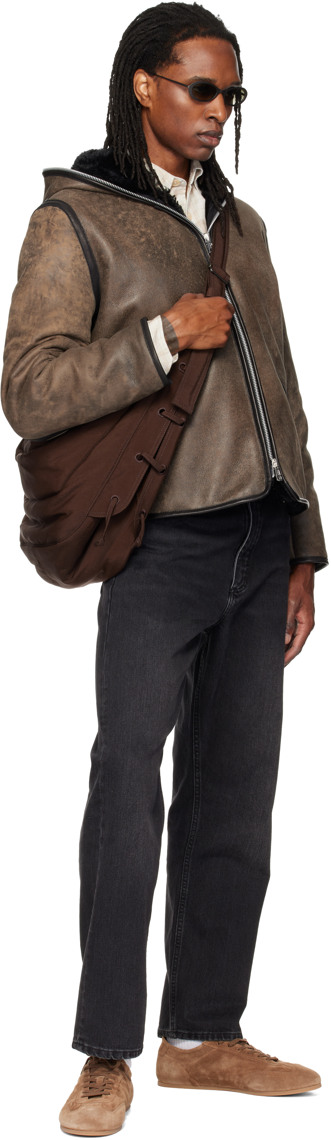 Common Projects - Taupe Suede Winter Driving Sneakers