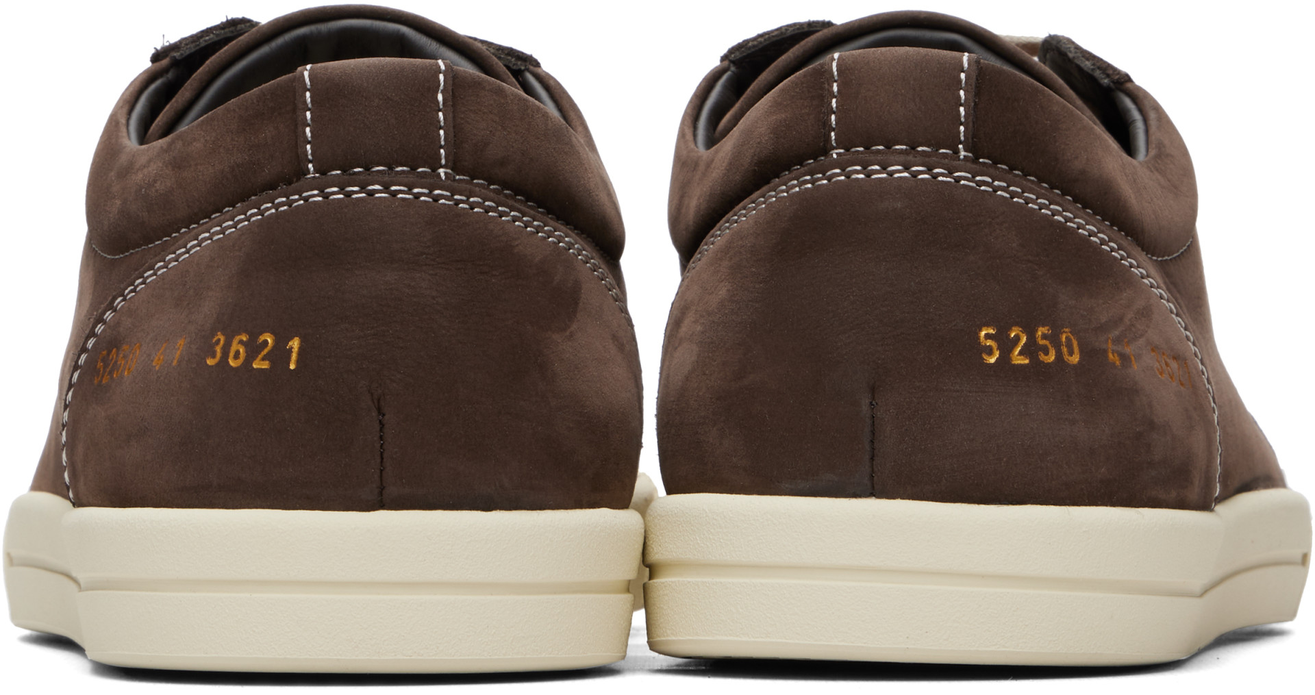 Common Projects - Baskets de planchiste Premium brunes