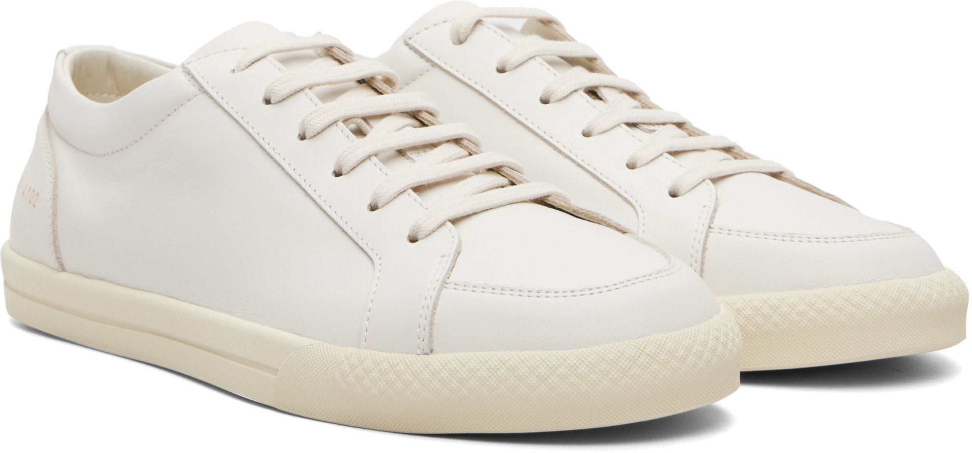 Common Projects - Baskets de planchiste Premium blanc cassé