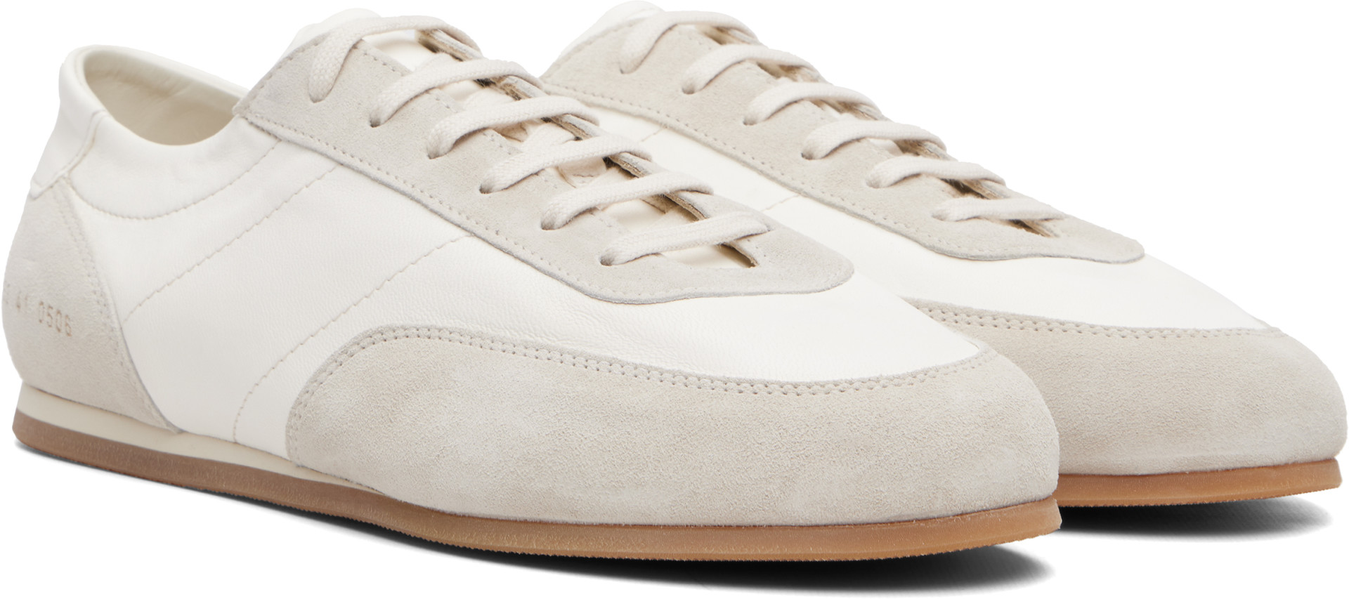 Common Projects - White Minimal Runner Sneakers