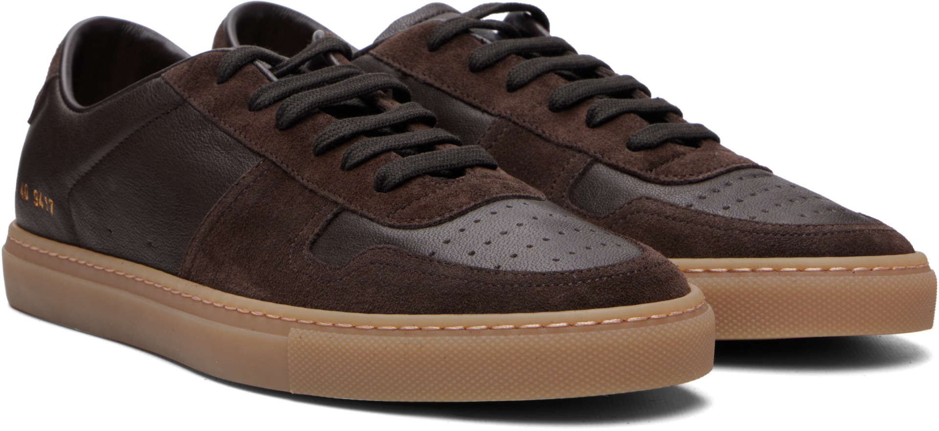 Common Projects - Brown BBALL Duo Sneakers