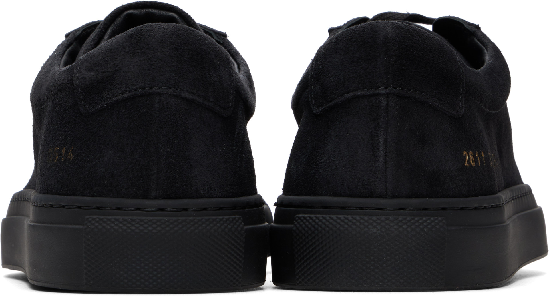 Common Projects - Black Achilles Premium Suede Sneakers