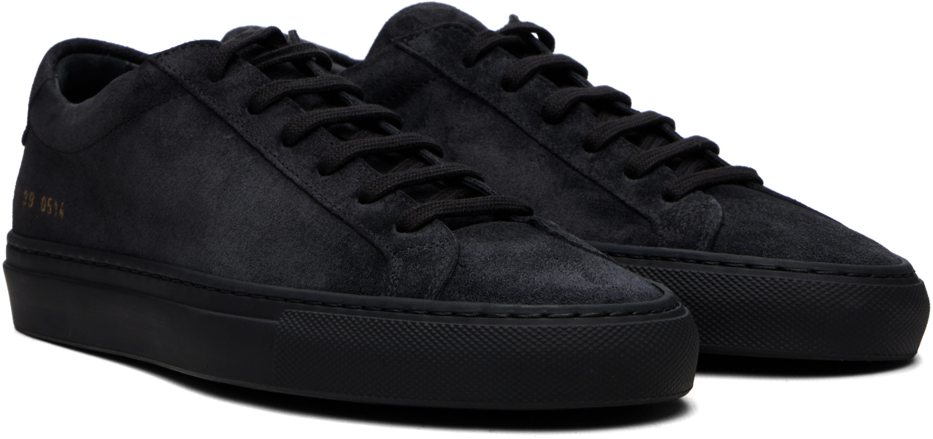 Common Projects - Black Achilles Premium Suede Sneakers