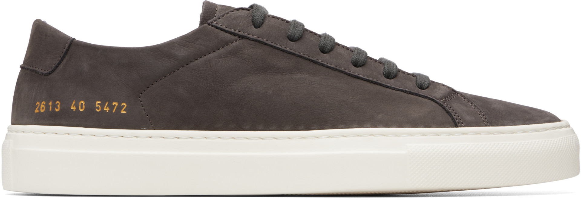 Common Projects - Baskets Achilles grises en nubuck
