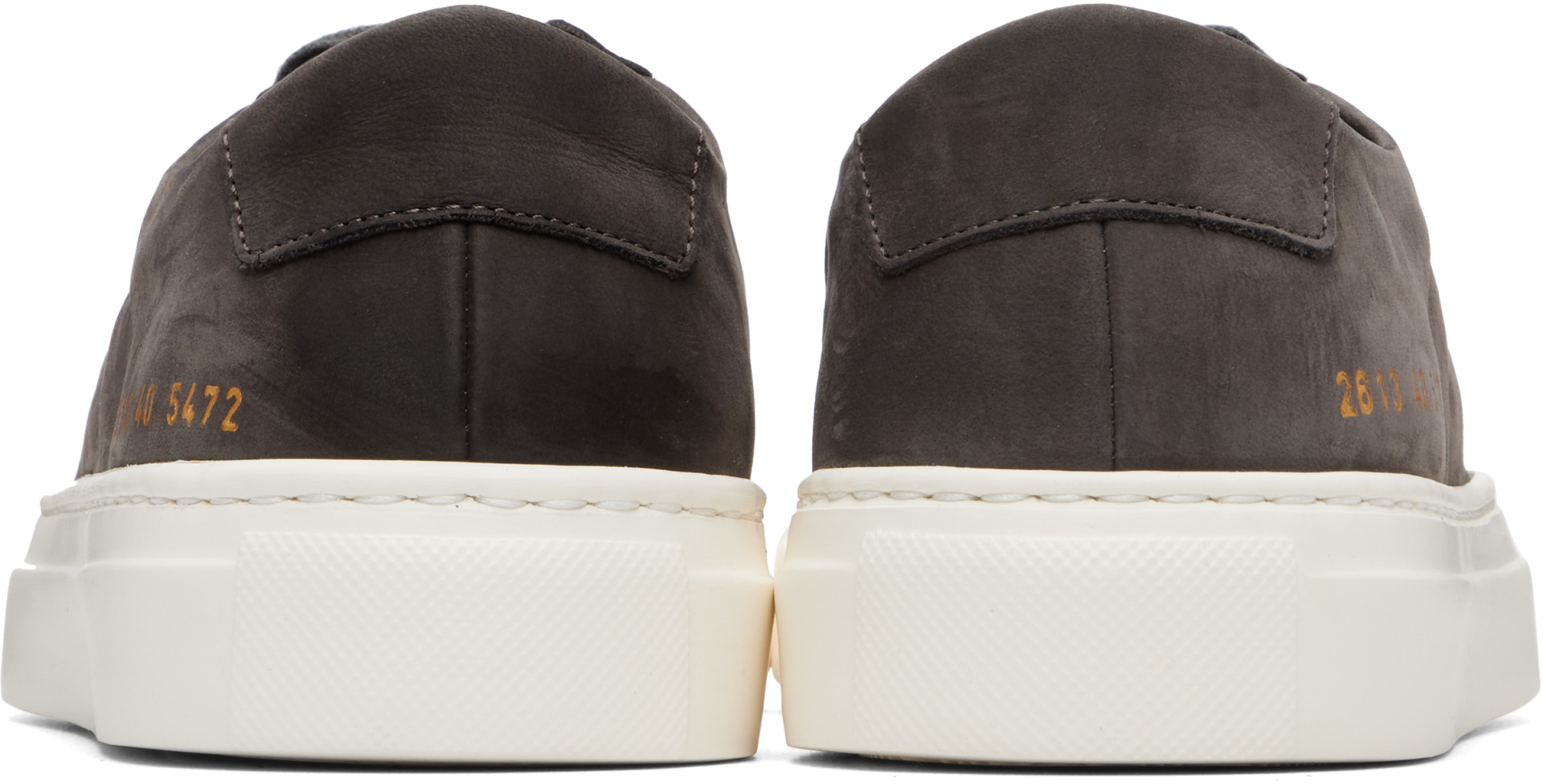 Common Projects - Baskets Achilles grises en nubuck