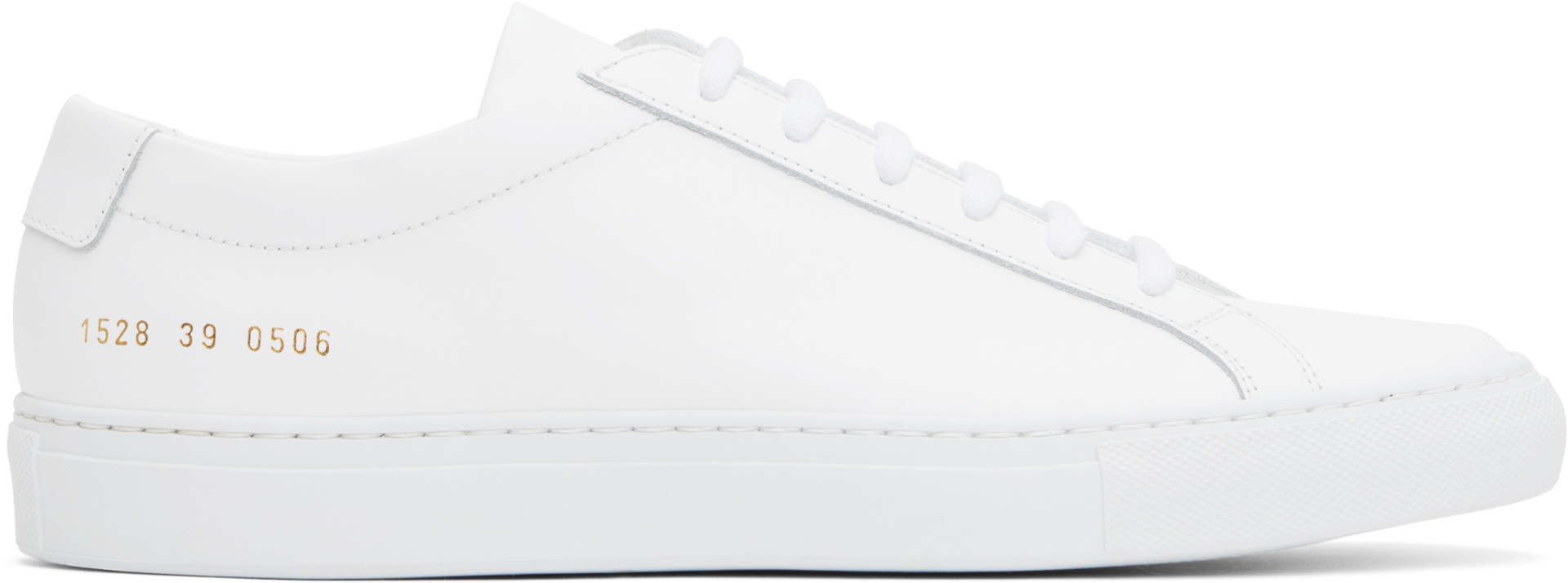 Common Projects - White Original Achilles Low Sneakers