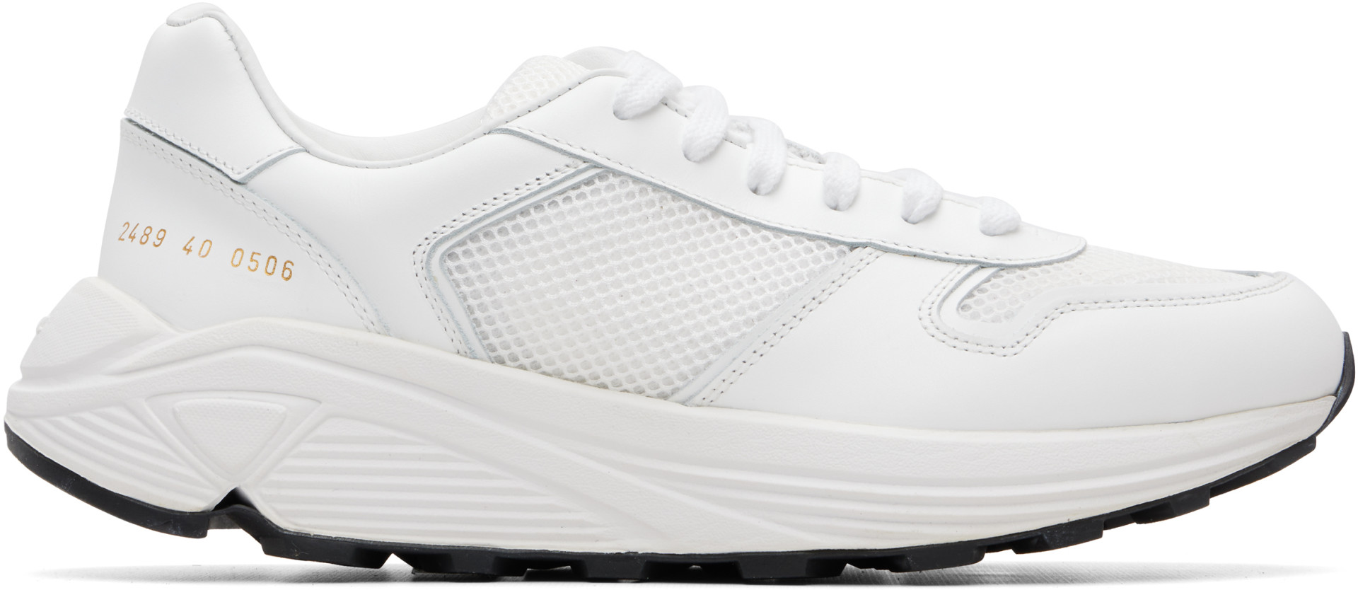 Common Projects - Baskets de course Premium blanches