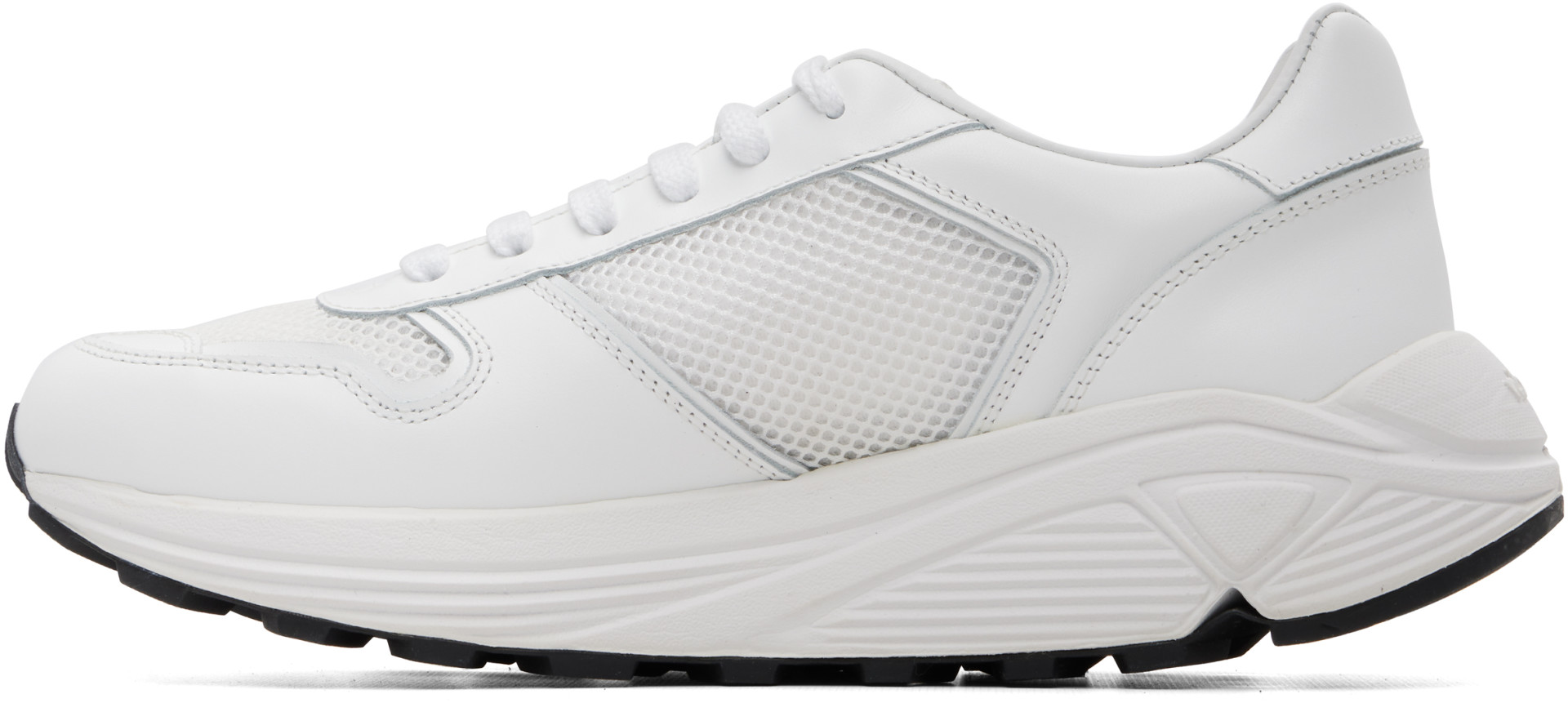 Common Projects - White Premium Runner Sneakers