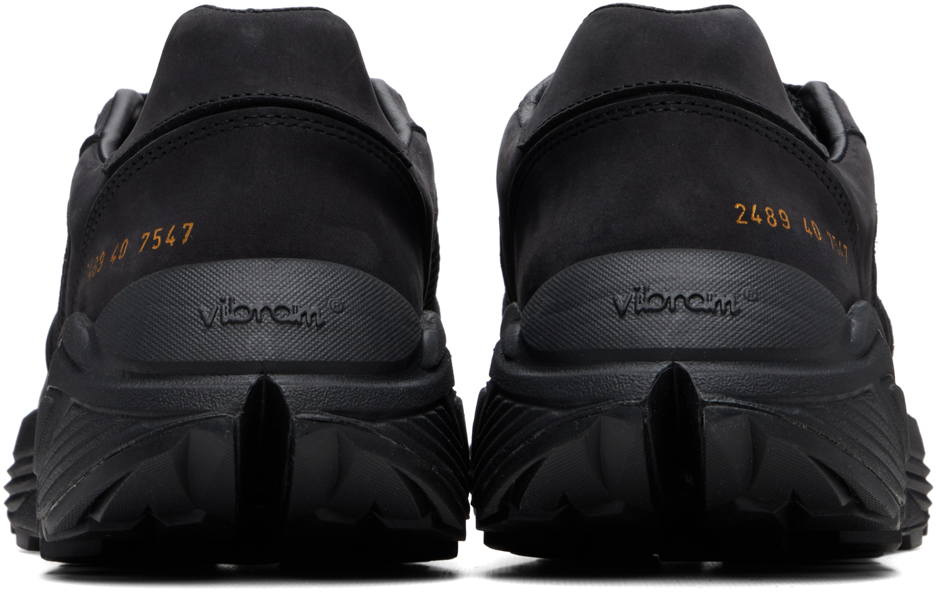 Common Projects - Black Premium Runner Sneakers