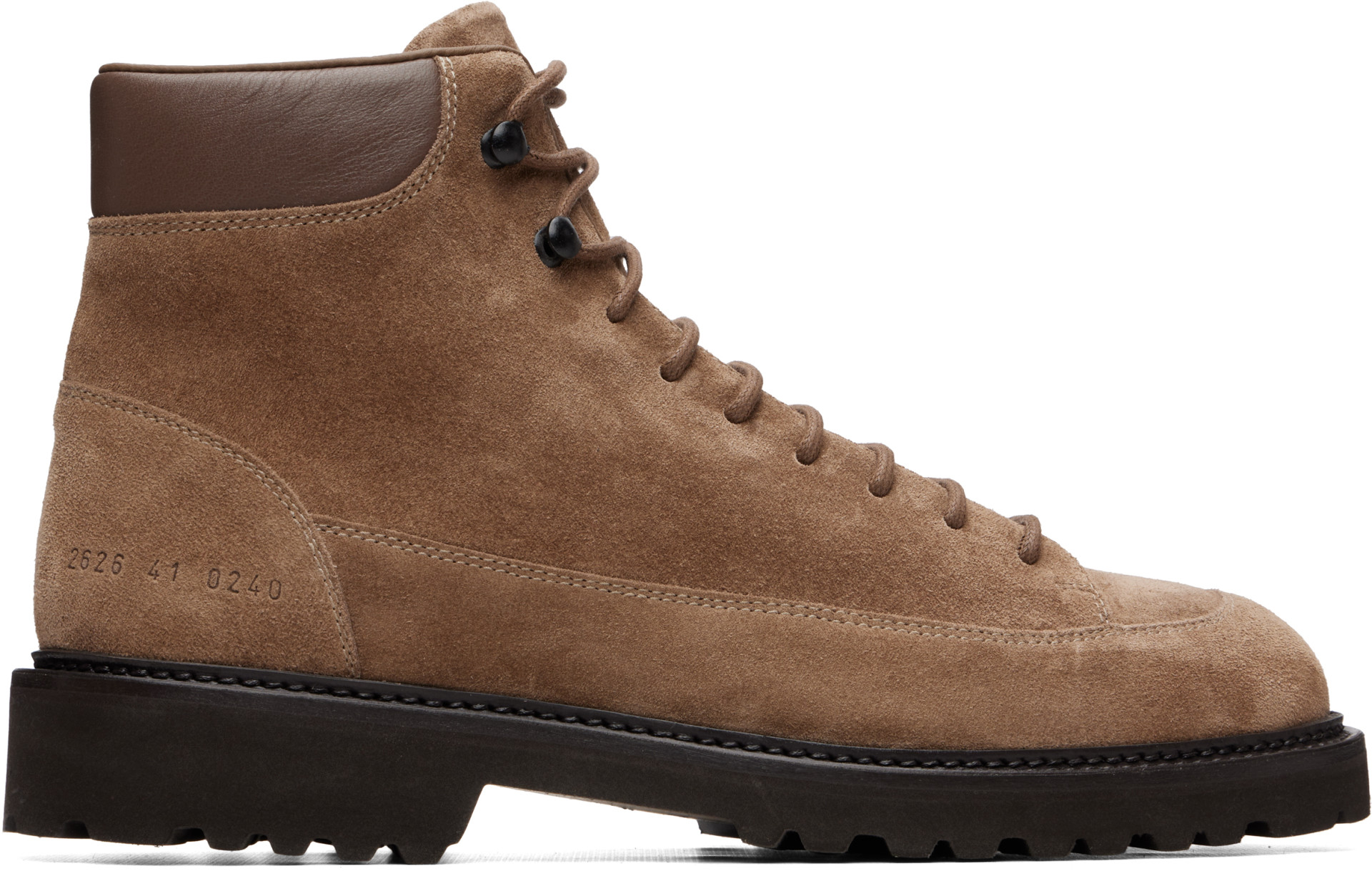 Common Projects - Taupe Suede Hiker Boots