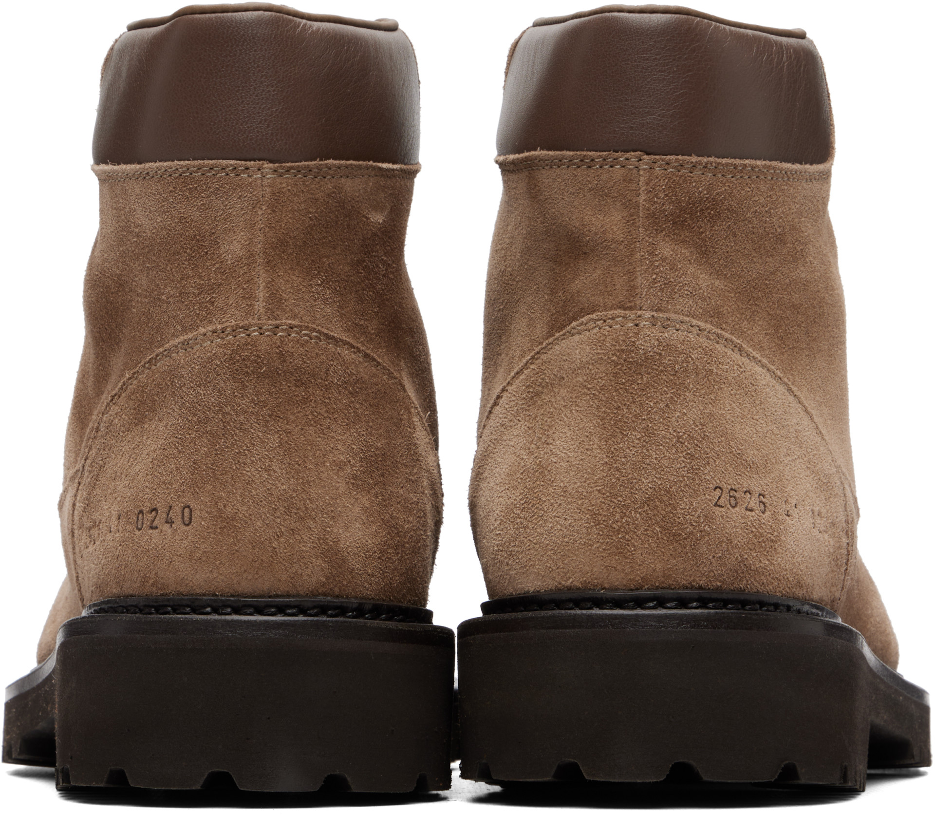 Common Projects - Taupe Suede Hiker Boots
