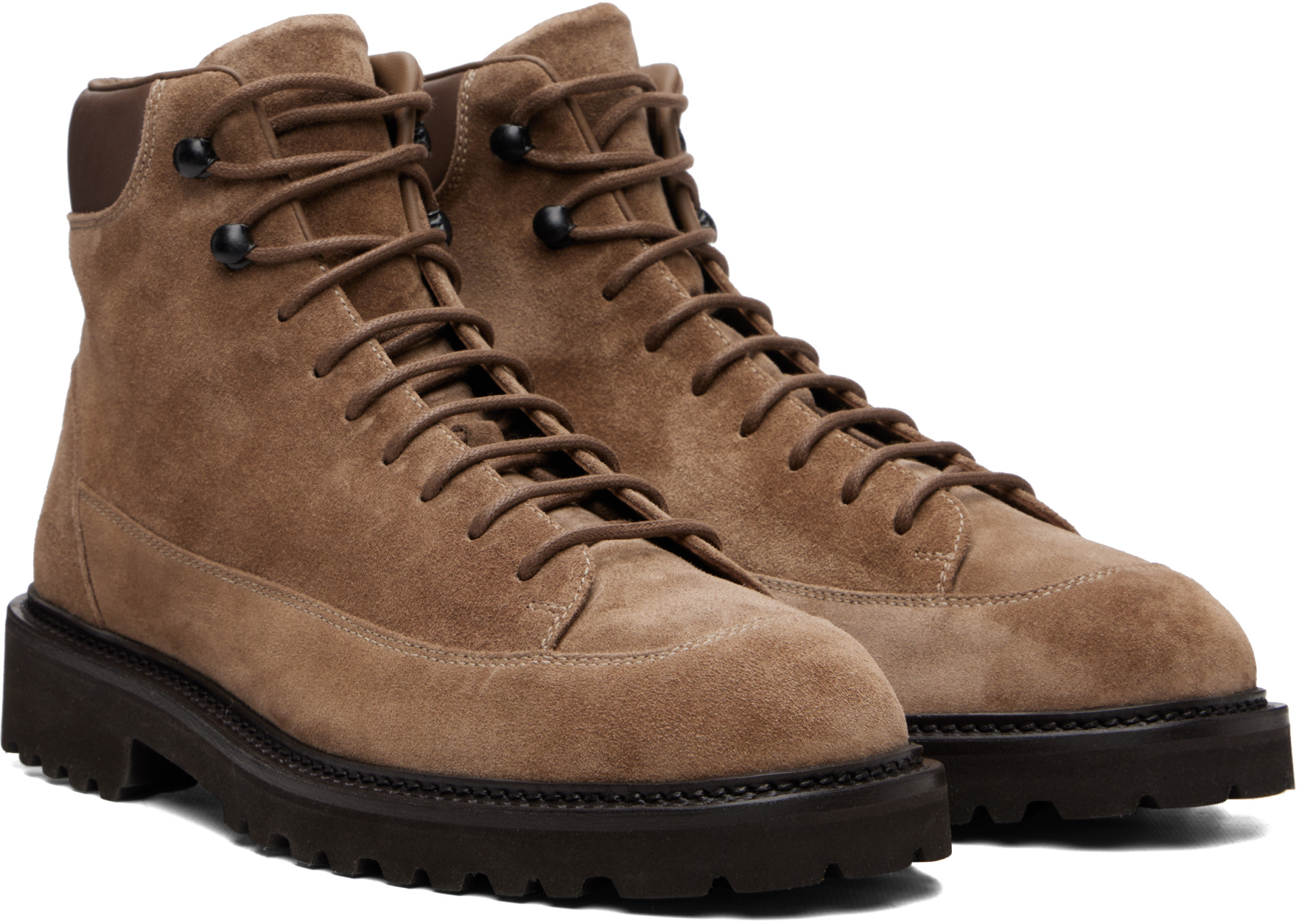Common Projects - Taupe Suede Hiker Boots