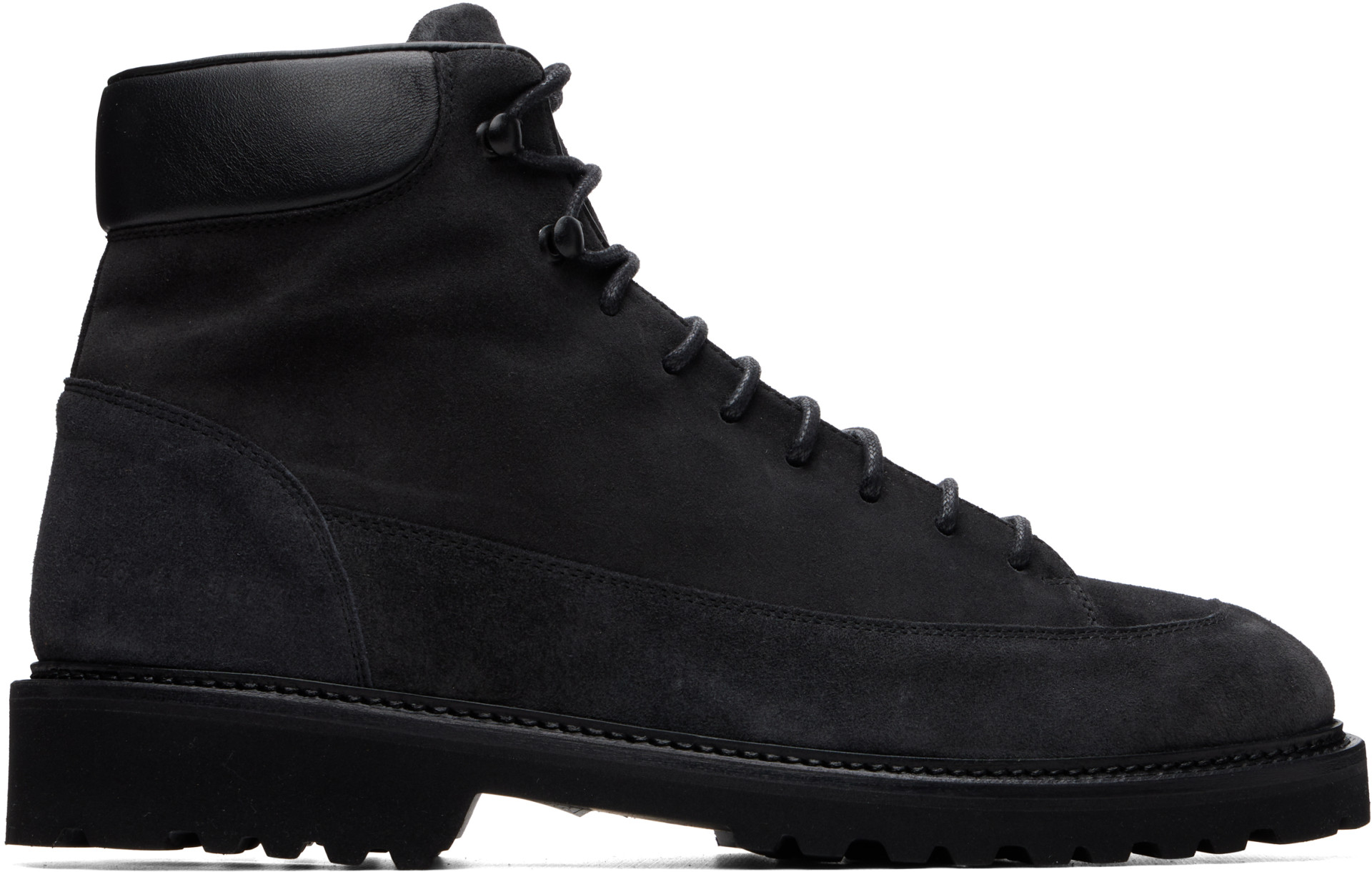 Common Projects - ブラック スエード ハイキングブーツ
