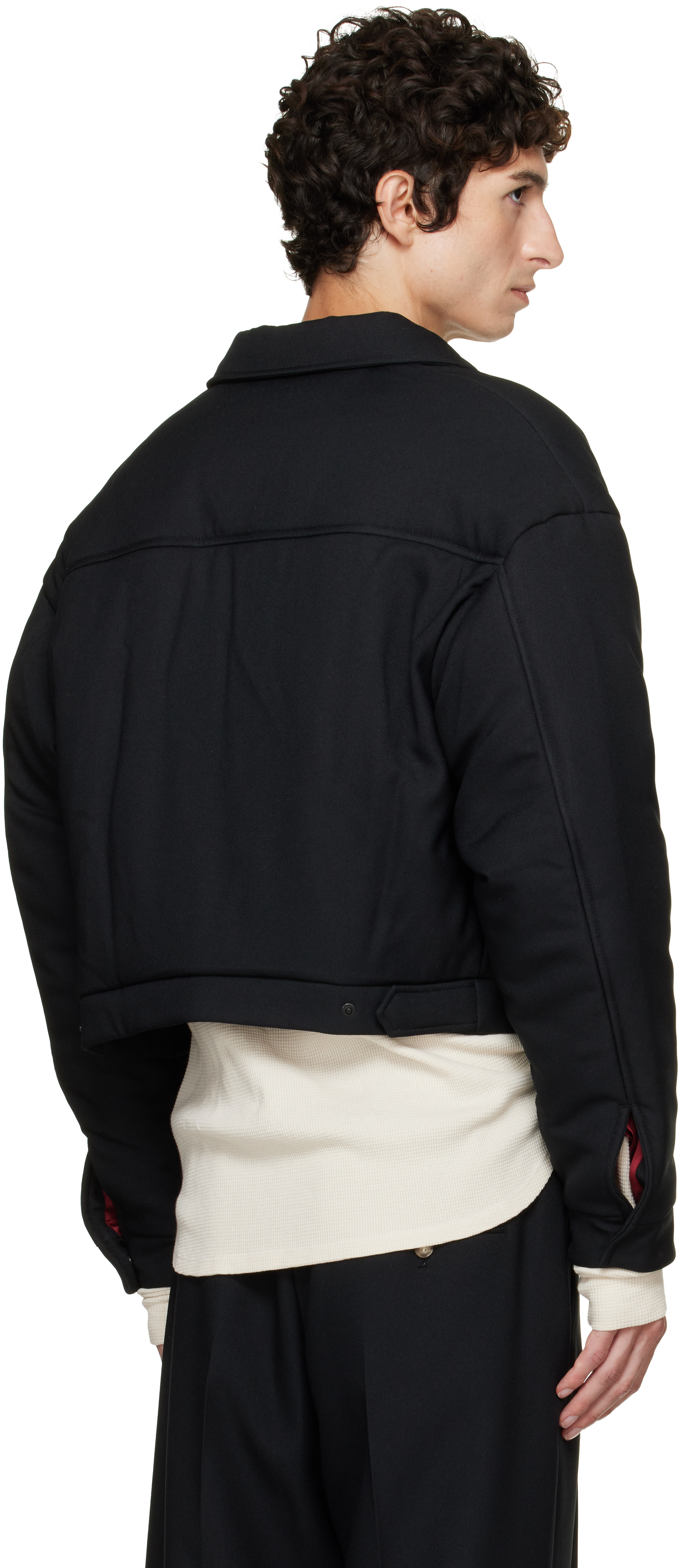 Stockholm (Surfboard) Club: Black Zip Jacket | SSENSE