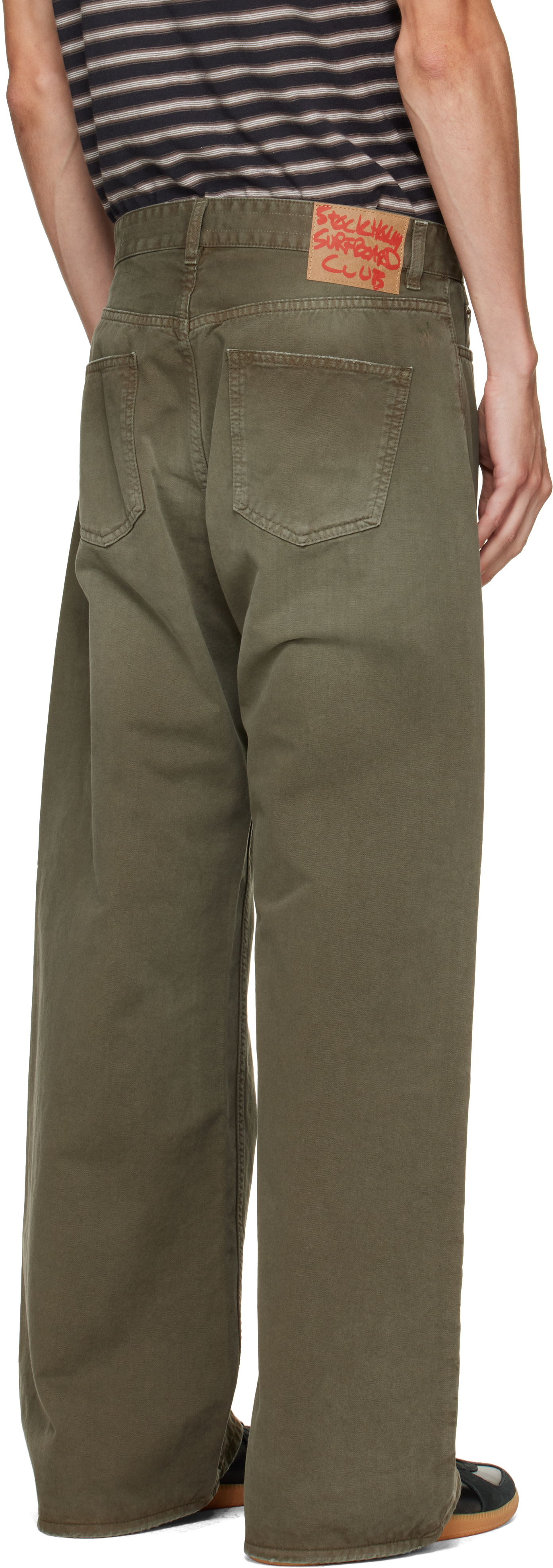Stockholm (Surfboard) Club: Khaki Chino Trousers | SSENSE