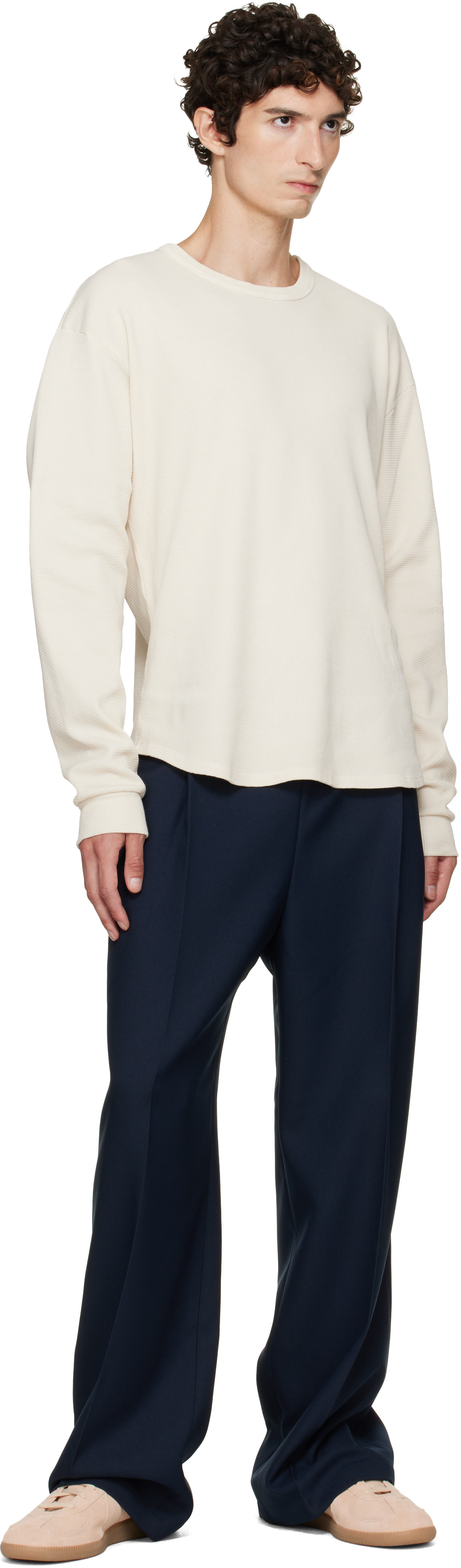 Stockholm (Surfboard) Club: Navy Relaxed Fit Trousers | SSENSE