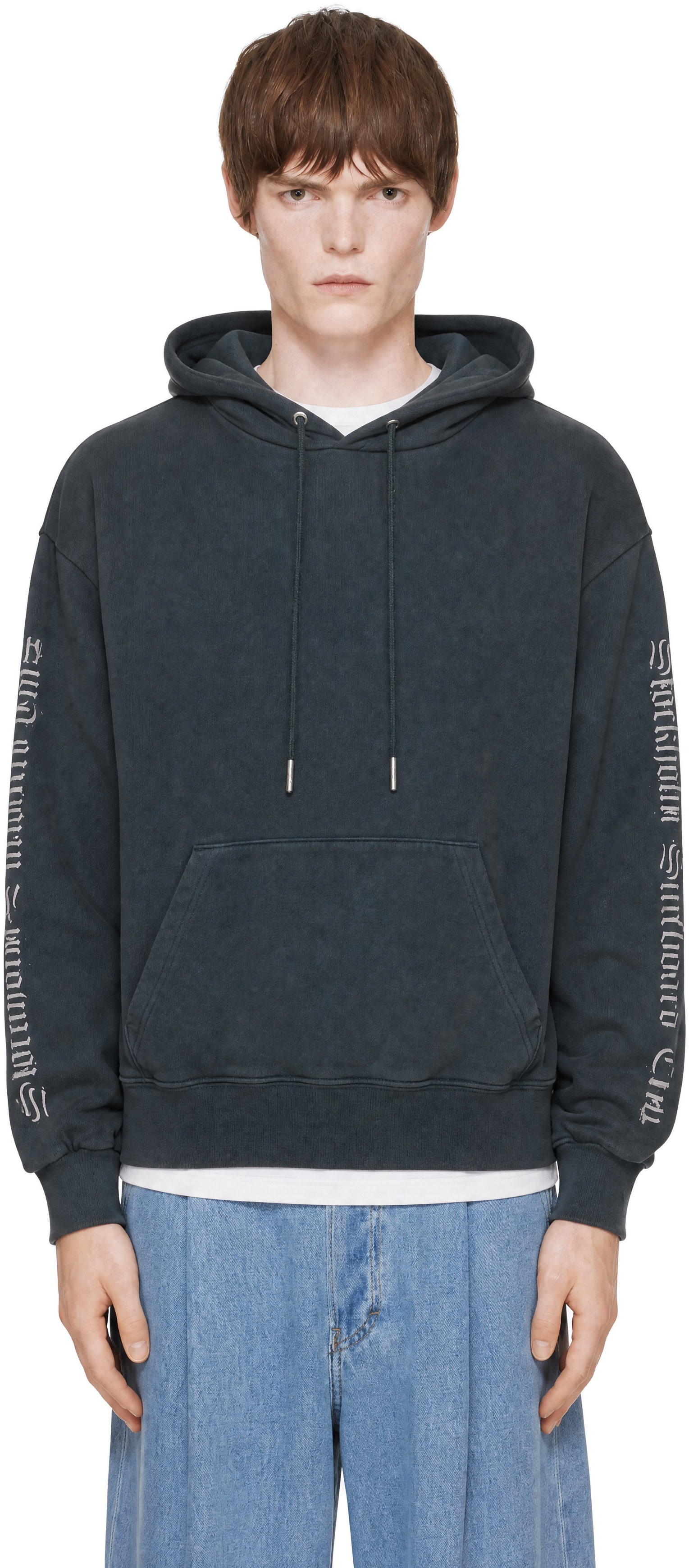 Stockholm (Surfboard) Club: Black Printed Hoodie | SSENSE Canada