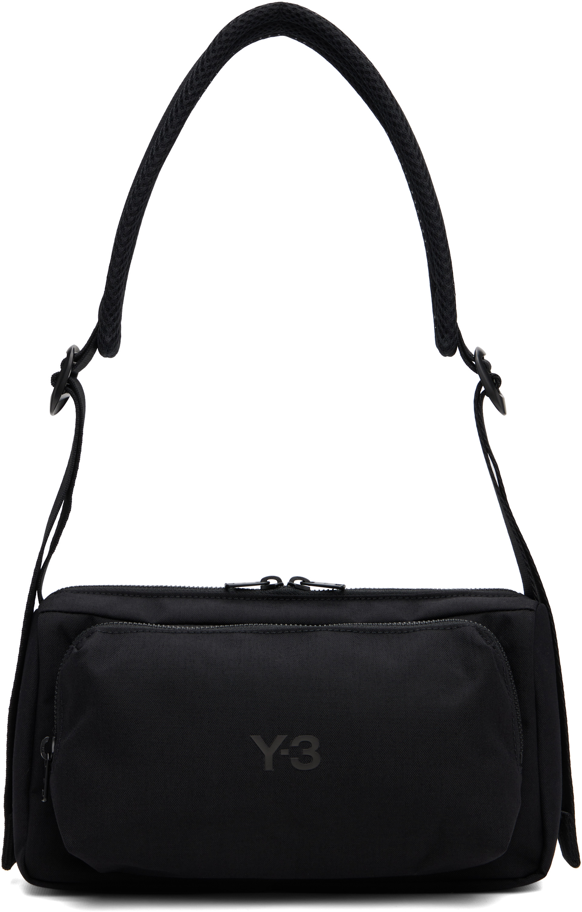 Y-3: Black Staple Fanny Pack | SSENSE