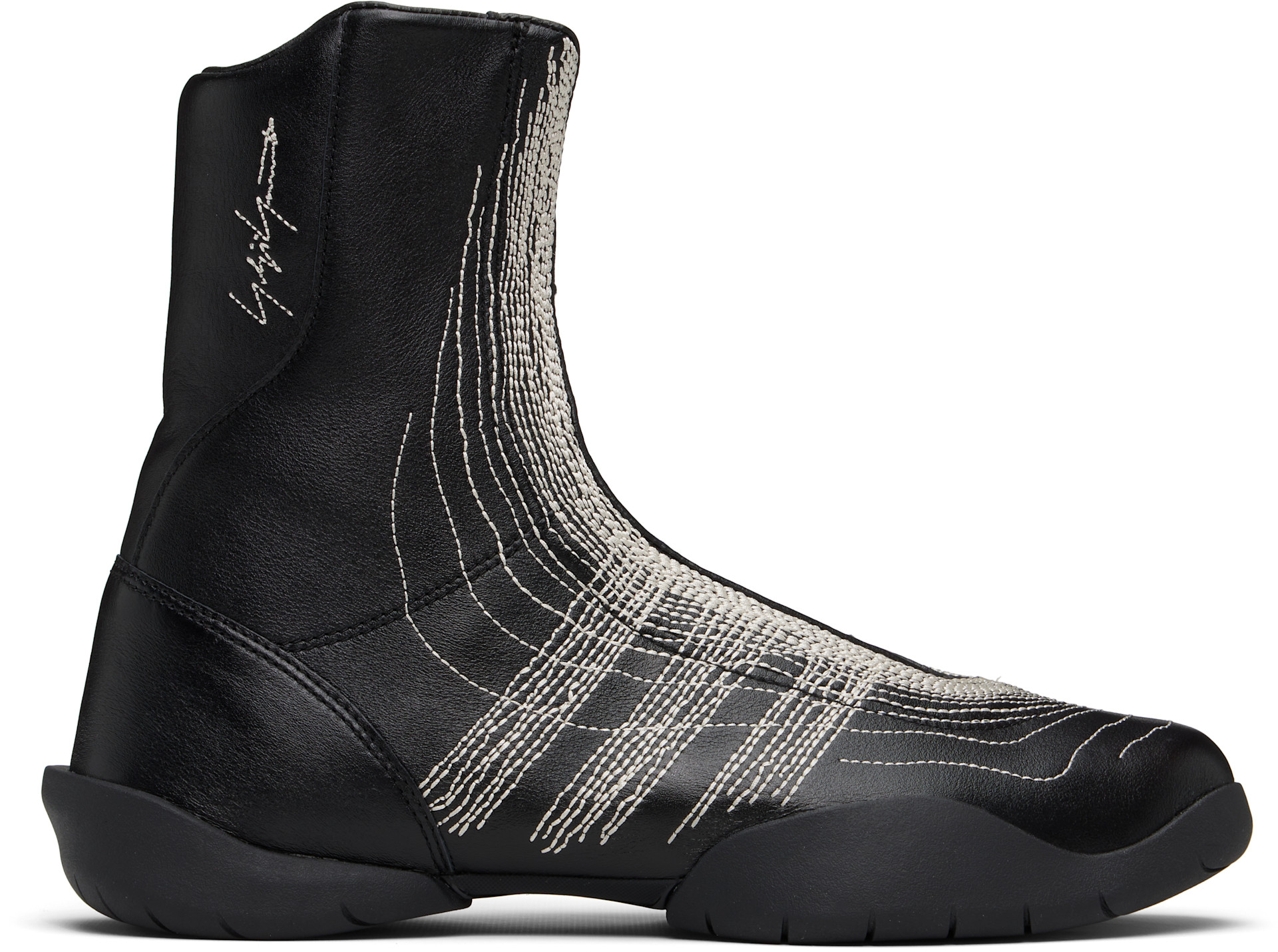 Y-3 - Baskets montantes Regu noires