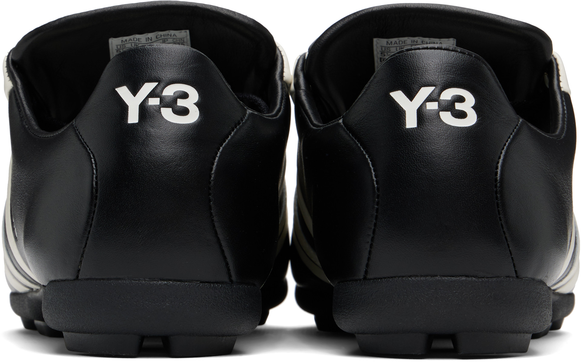 Y-3 - Baskets de sport noir et blanc