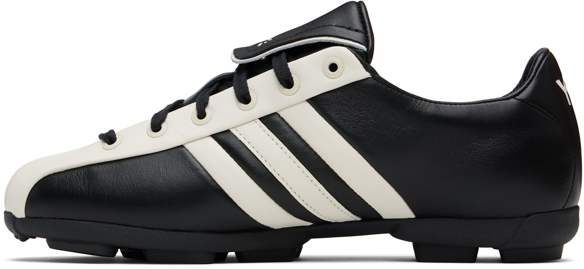 Y-3 - Baskets de sport noir et blanc