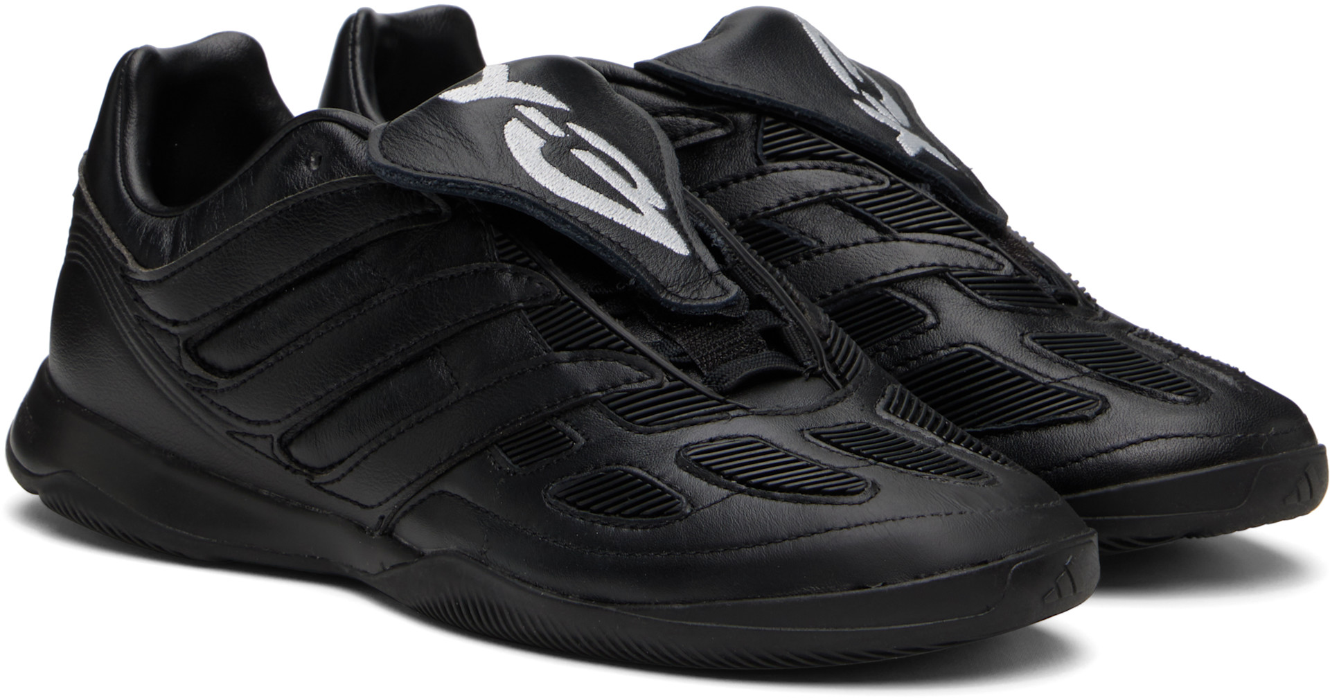 Y-3 - Baskets Predator Precision noires en cuir