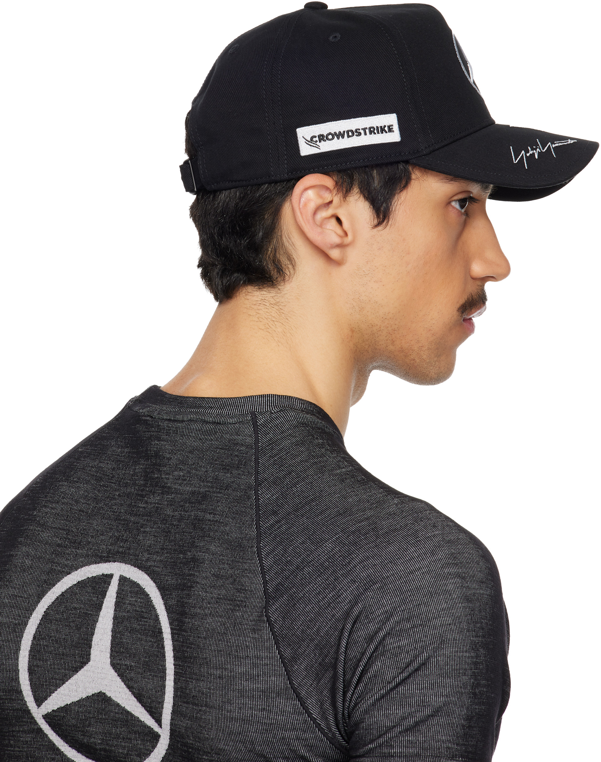 Y-3: Black Mercedes-AMG F1 Edition Podium Cap | SSENSE Canada