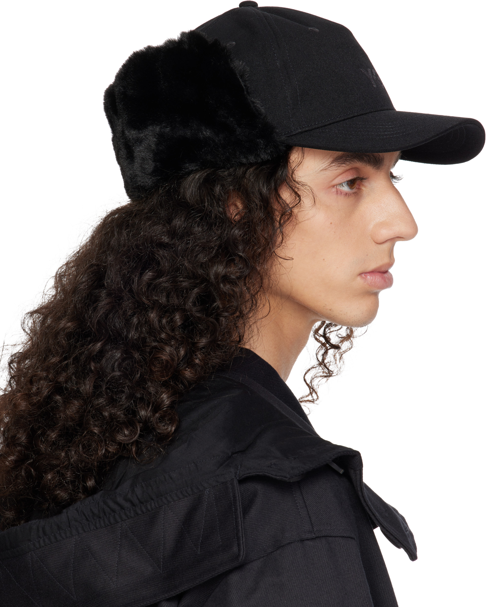 Y-3 - Black Ear Cap