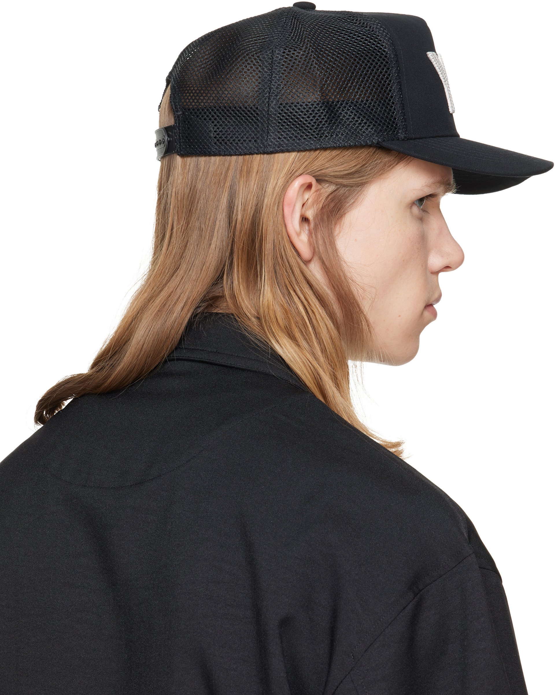 Y-3 - Black Trucker Cap