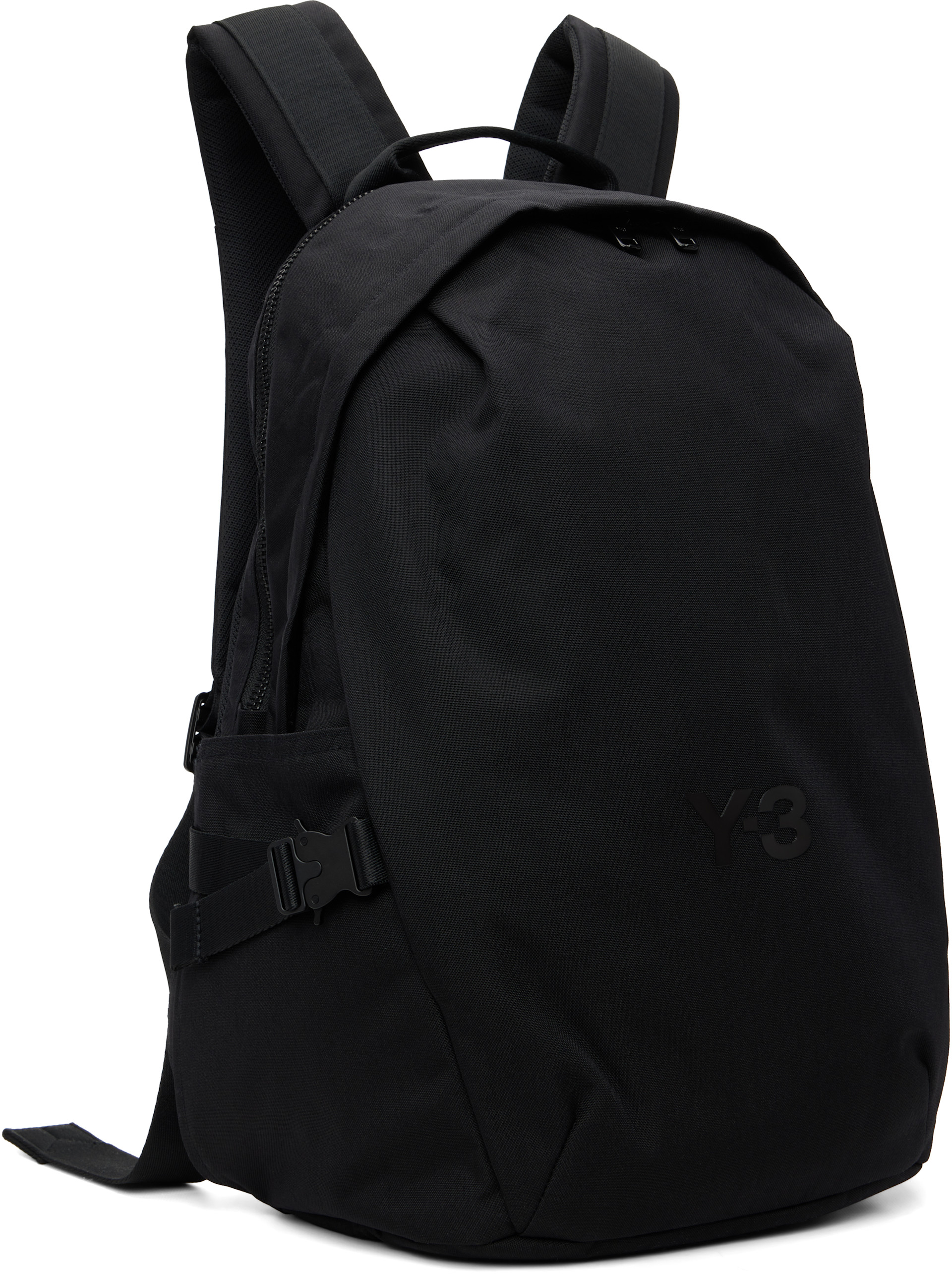 Y-3 - Black Bonded-Logo Backpack