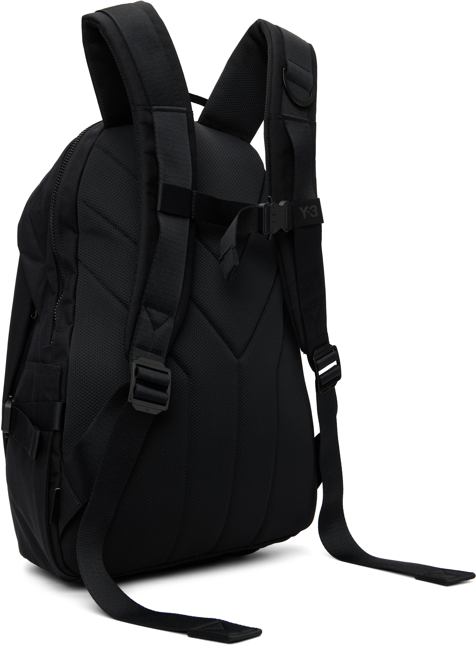 Y-3 - Black Bonded-Logo Backpack