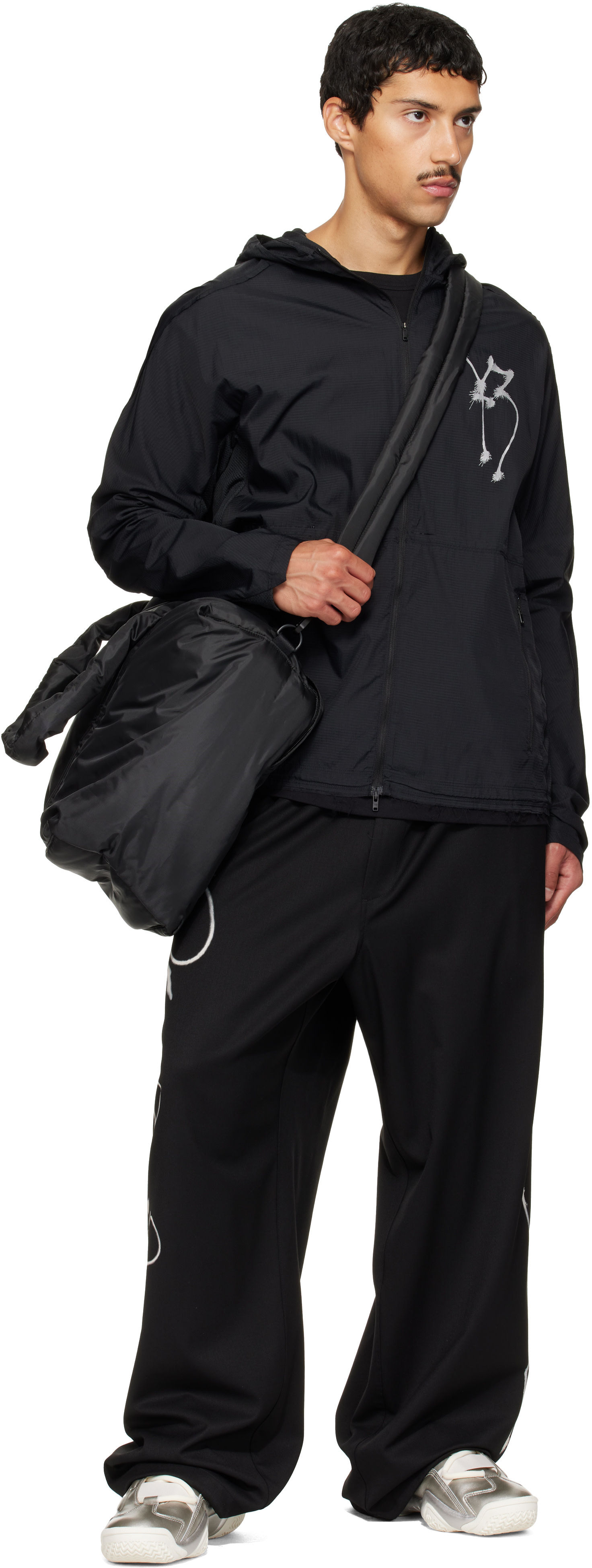 Y-3 - ブラック Padded Weekender ダッフルバッグ