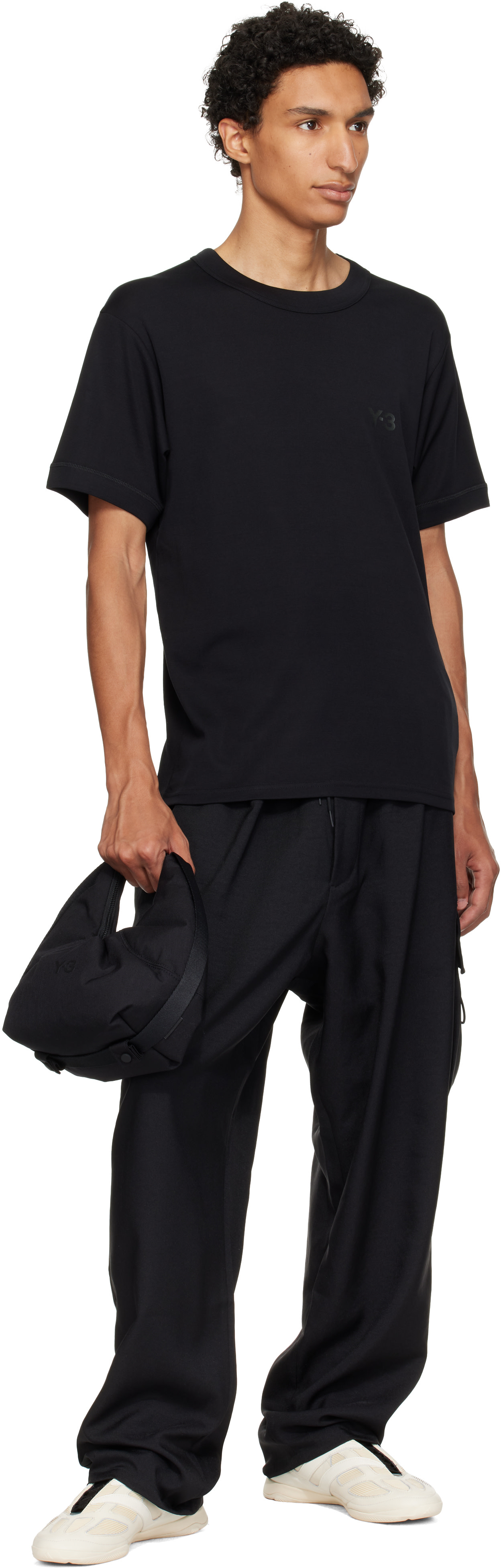 Y-3 - Black Crescent Bag
