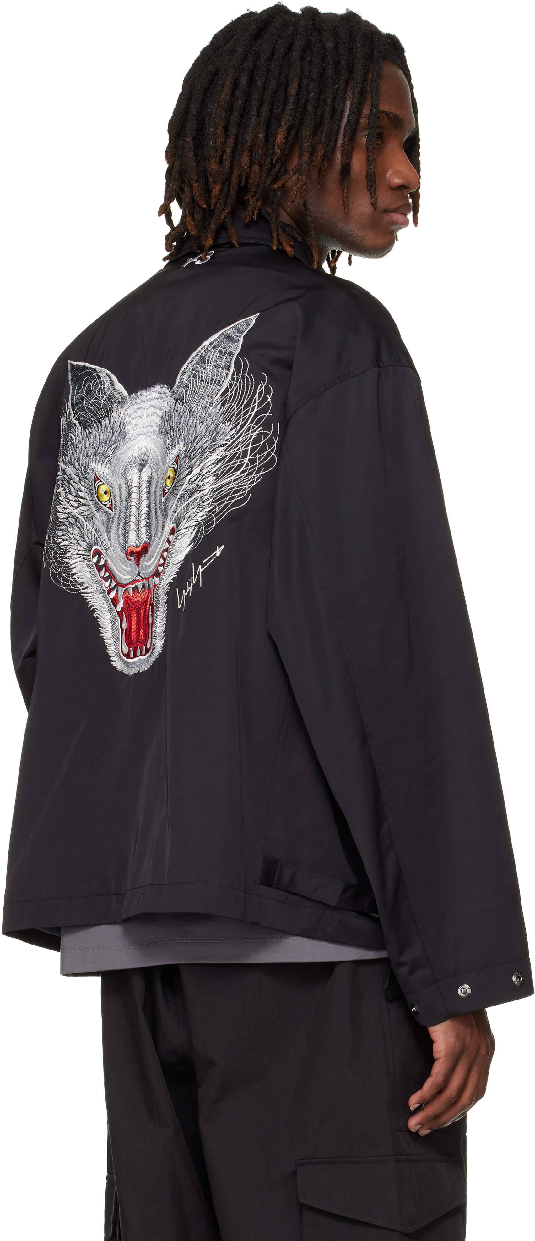 Y-3: ブラック Mercedes-AMG F1エディション Wolf ジャケット | SSENSE
