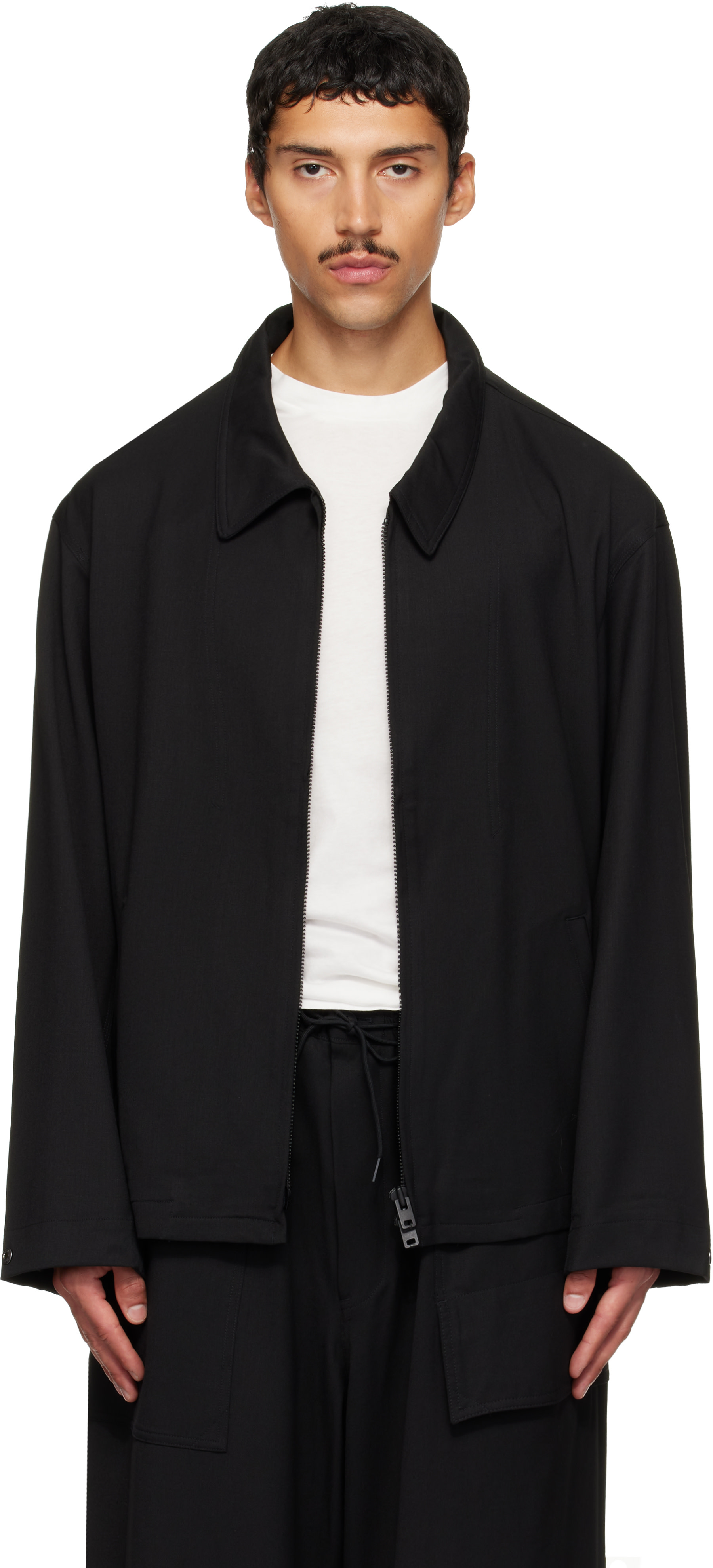 Y-3 - 黑色 Wool Tailored 夹克