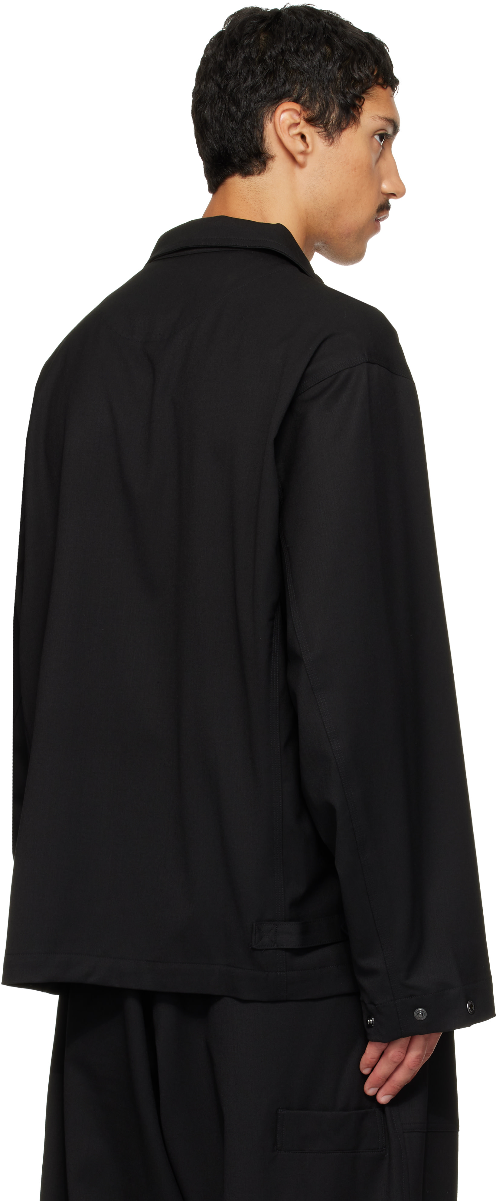 Y-3 - 黑色 Wool Tailored 夹克