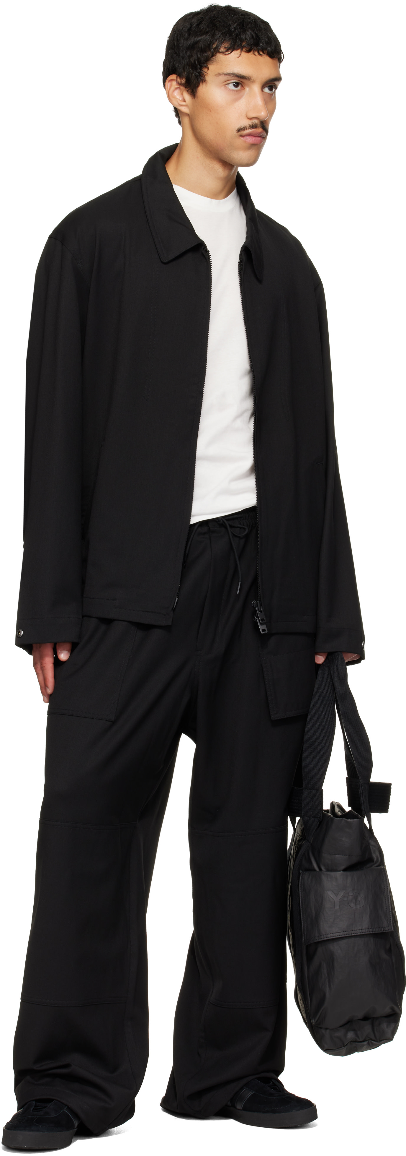 Y-3 - 黑色 Wool Tailored 夹克