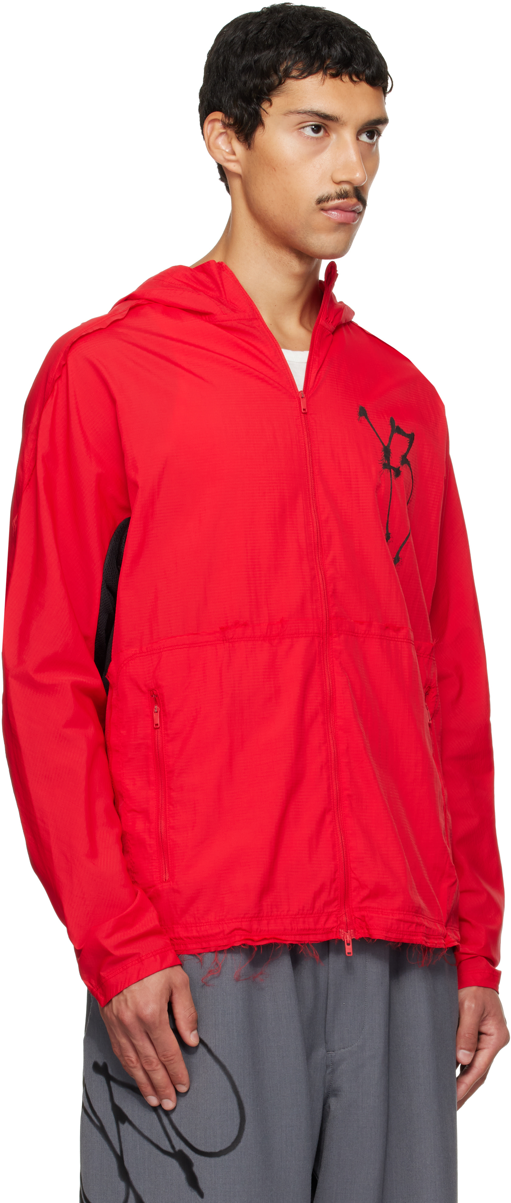 Y-3 - Red Chito Edition Graphic Running Track Jacket