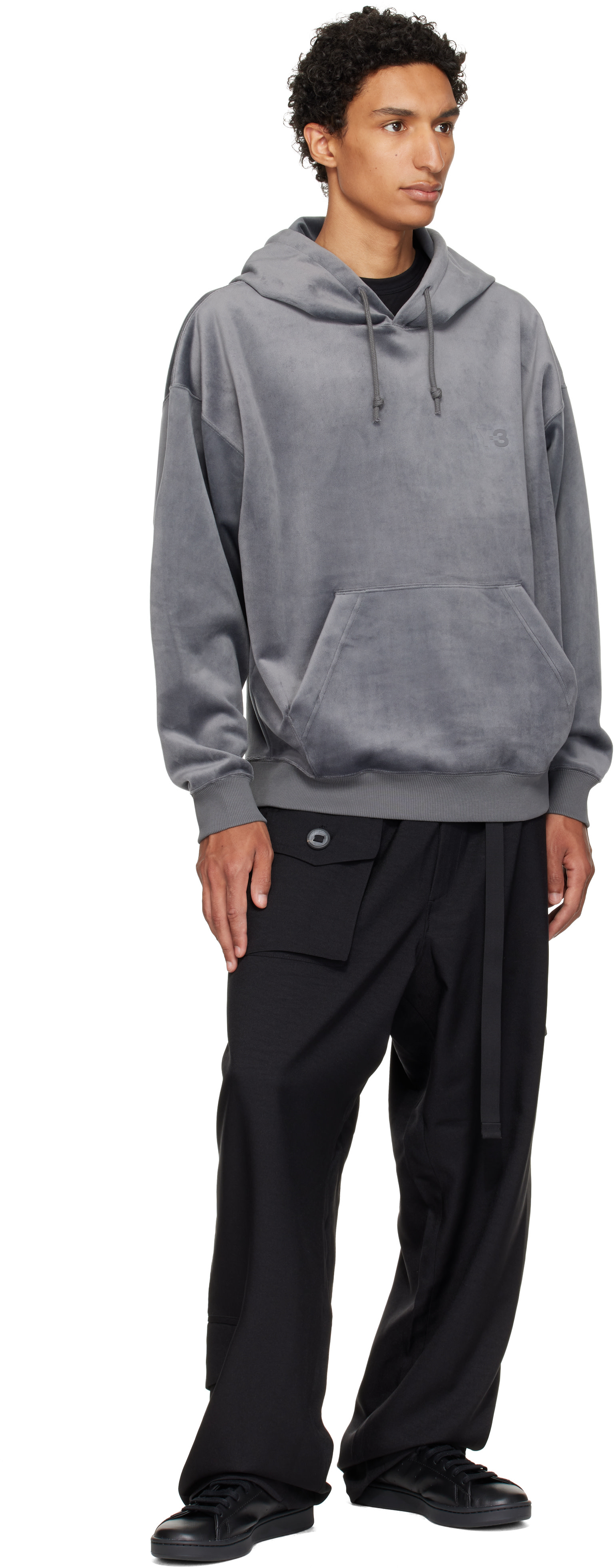 Y-3: ブラック Sport Uniform Tapered カーゴパンツ | SSENSE 日本